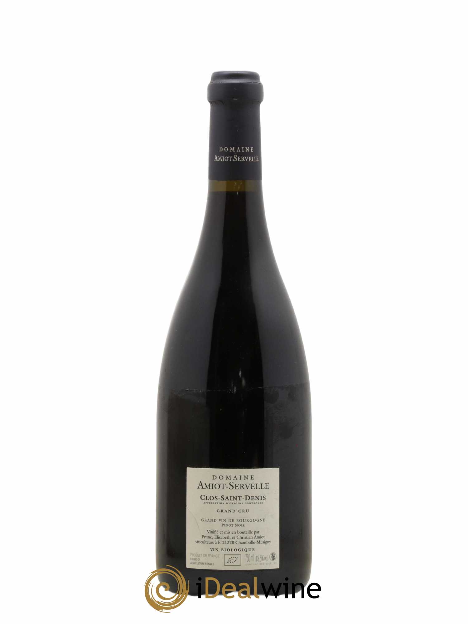 Clos Saint-Denis Grand Cru Amiot-Servelle 2016 - Lot of 1 bottle - 1