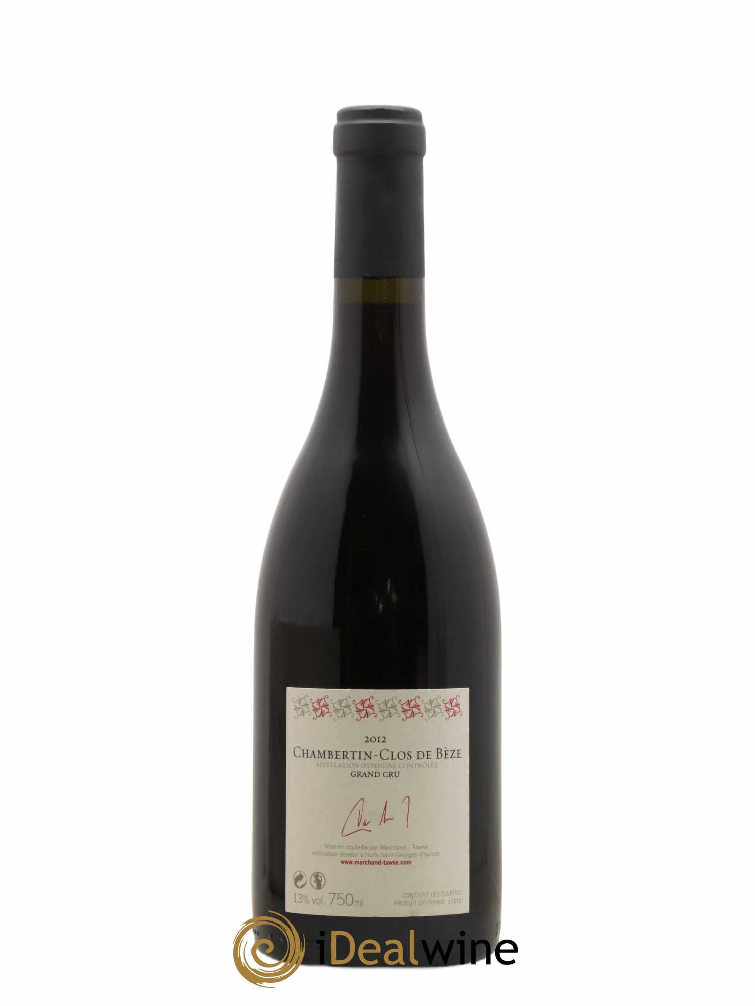 Chambertin Clos de Bèze Grand Cru Marchand Tawse 2012 - Lot de 1 bouteille - 1