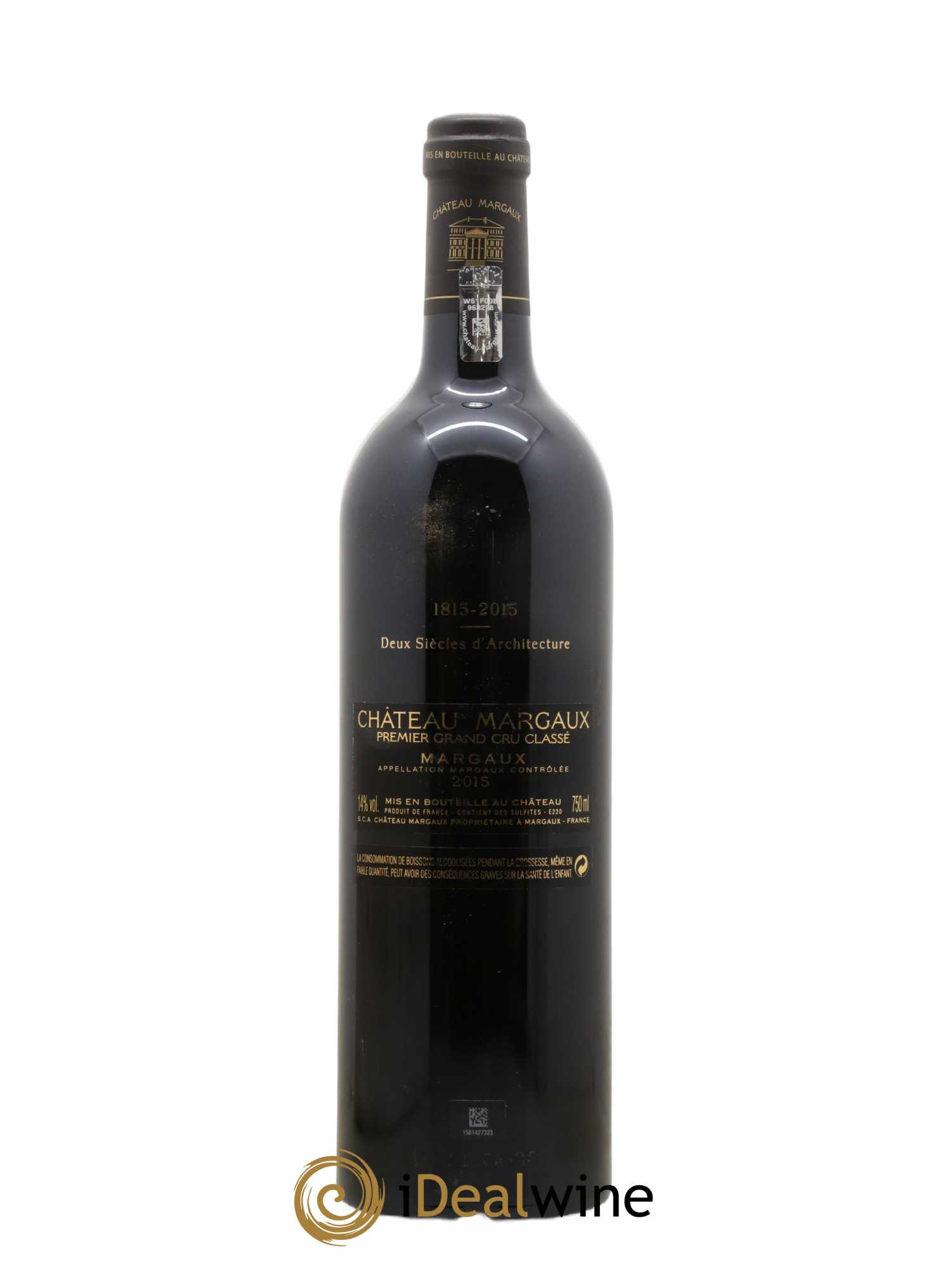 Château Margaux 1er Grand Cru Classé 2015 - Lot of 1 bottle - 1