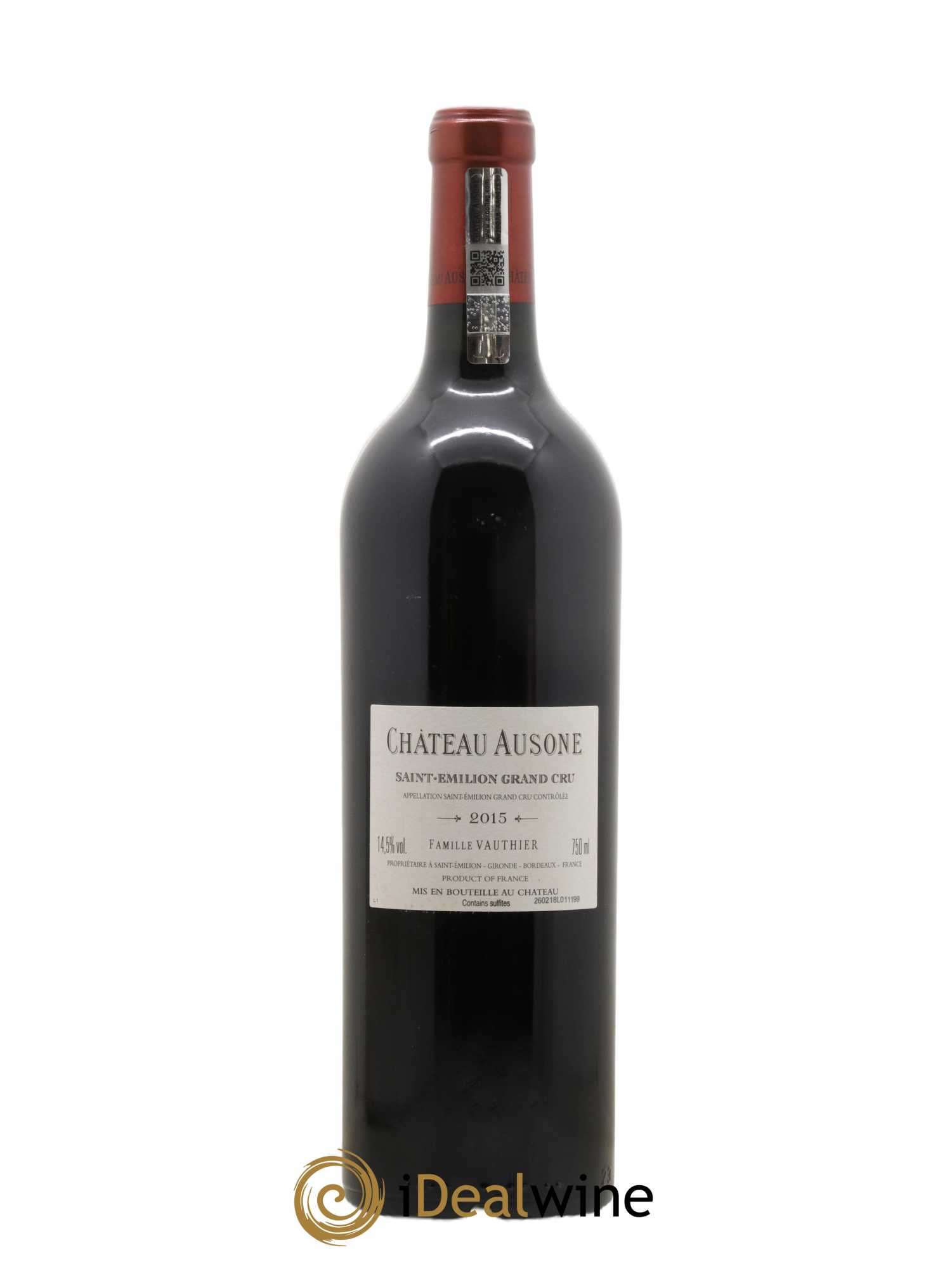 Château Ausone 1er Grand Cru Classé A 2015 - Lot of 1 bottle - 1