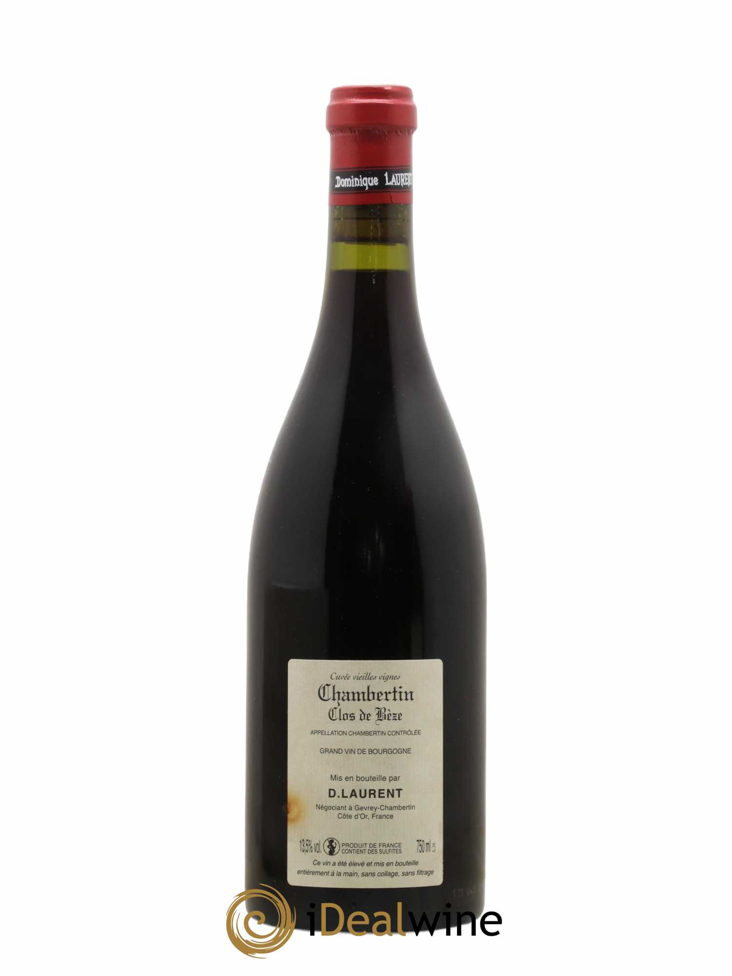 Chambertin Clos de Bèze Grand Cru Grande cuvée Vieilles vignes Dominique Laurent 2015 - Lot de 1 bouteille - 1