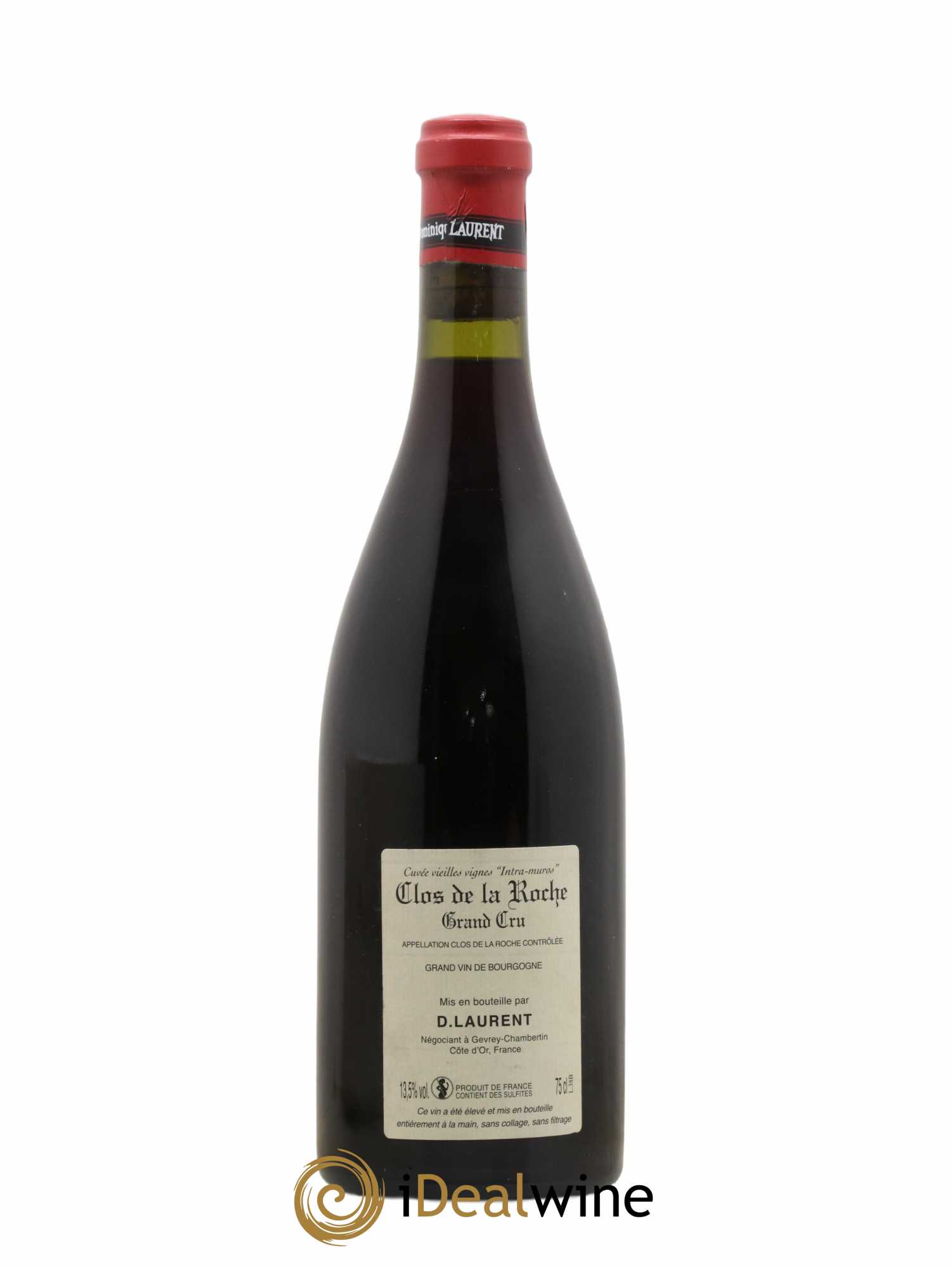 Clos de la Roche Grand Cru Vieilles vignes Intra-muros Dominique Laurent 2012 - Lot of 1 bottle - 1