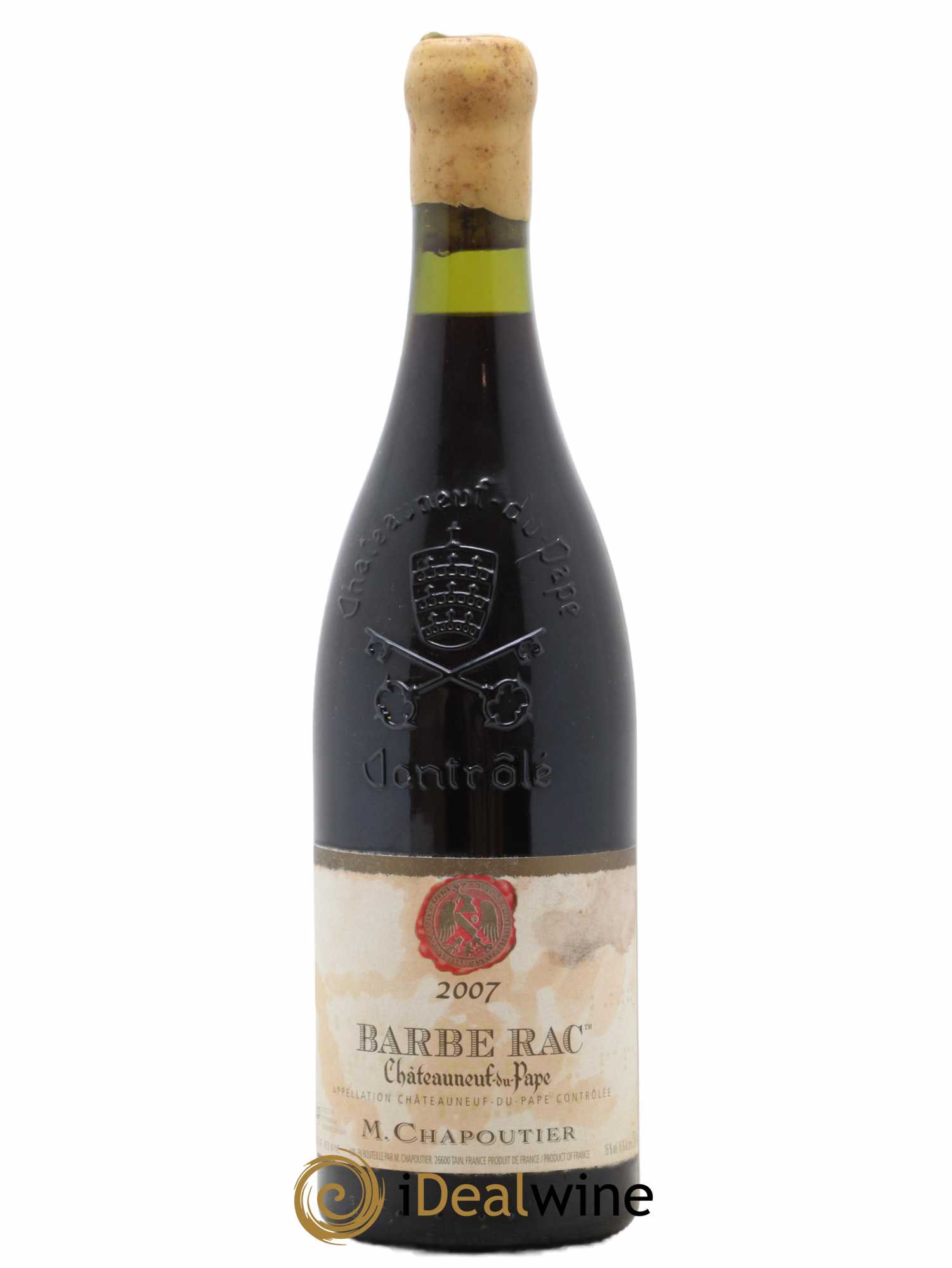 Châteauneuf-du-Pape Barbe Rac Chapoutier 2007 - Lot de 1 bouteille - 0