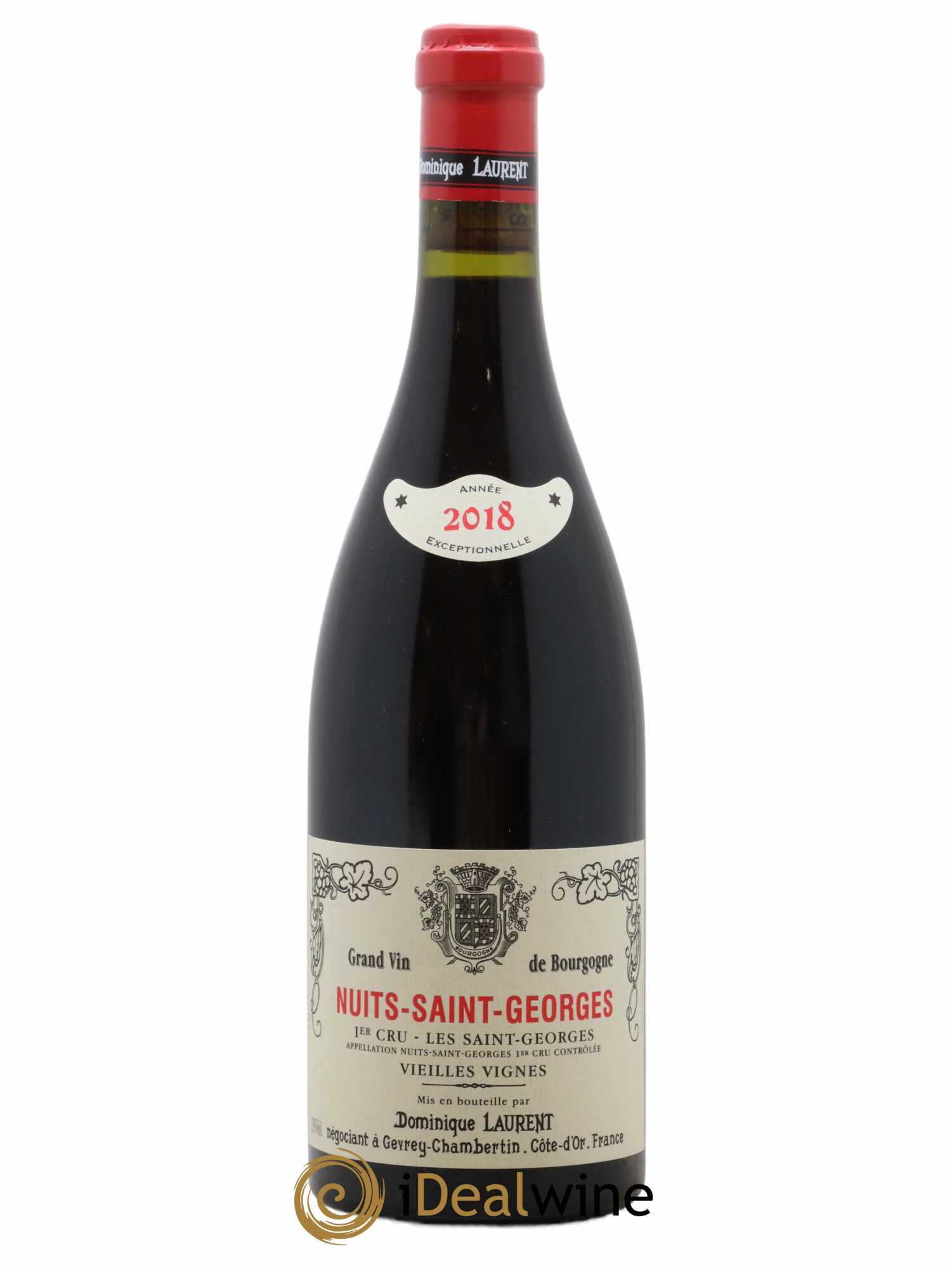 Nuits-Saint-Georges 1er Cru Les Saints Georges Vieilles Vignes Dominique Laurent 2018 - Lot de 1 bouteille - 0
