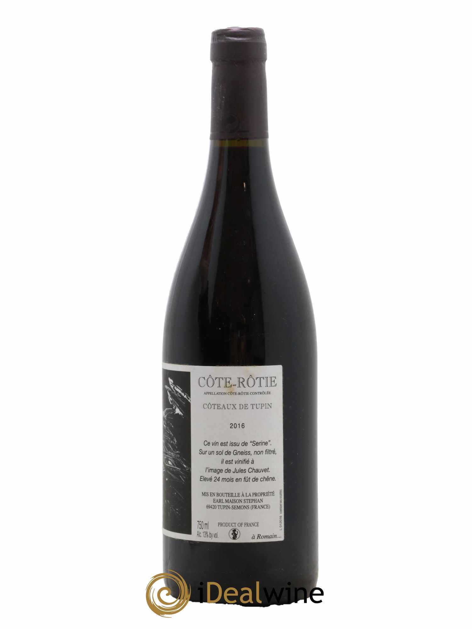 Côte-Rôtie Coteaux de Tupin Jean-Michel Stephan 2016 - Lot de 1 bouteille - 1