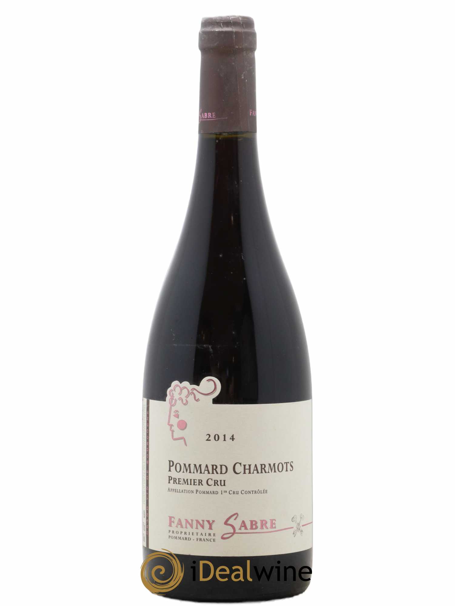 Pommard 1er Cru Charmots Fanny Sabre 2014 - Lot de 1 bouteille - 0