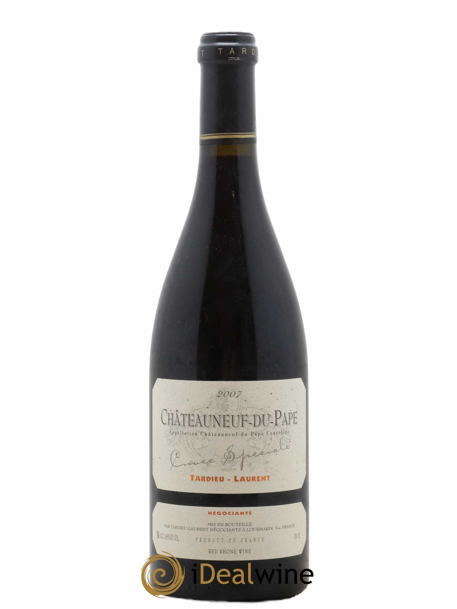 Châteauneuf-du-Pape Tardieu-Laurent Cuvée spéciale Famille Tardieu 2007 - Lot de 1 bouteille - 0