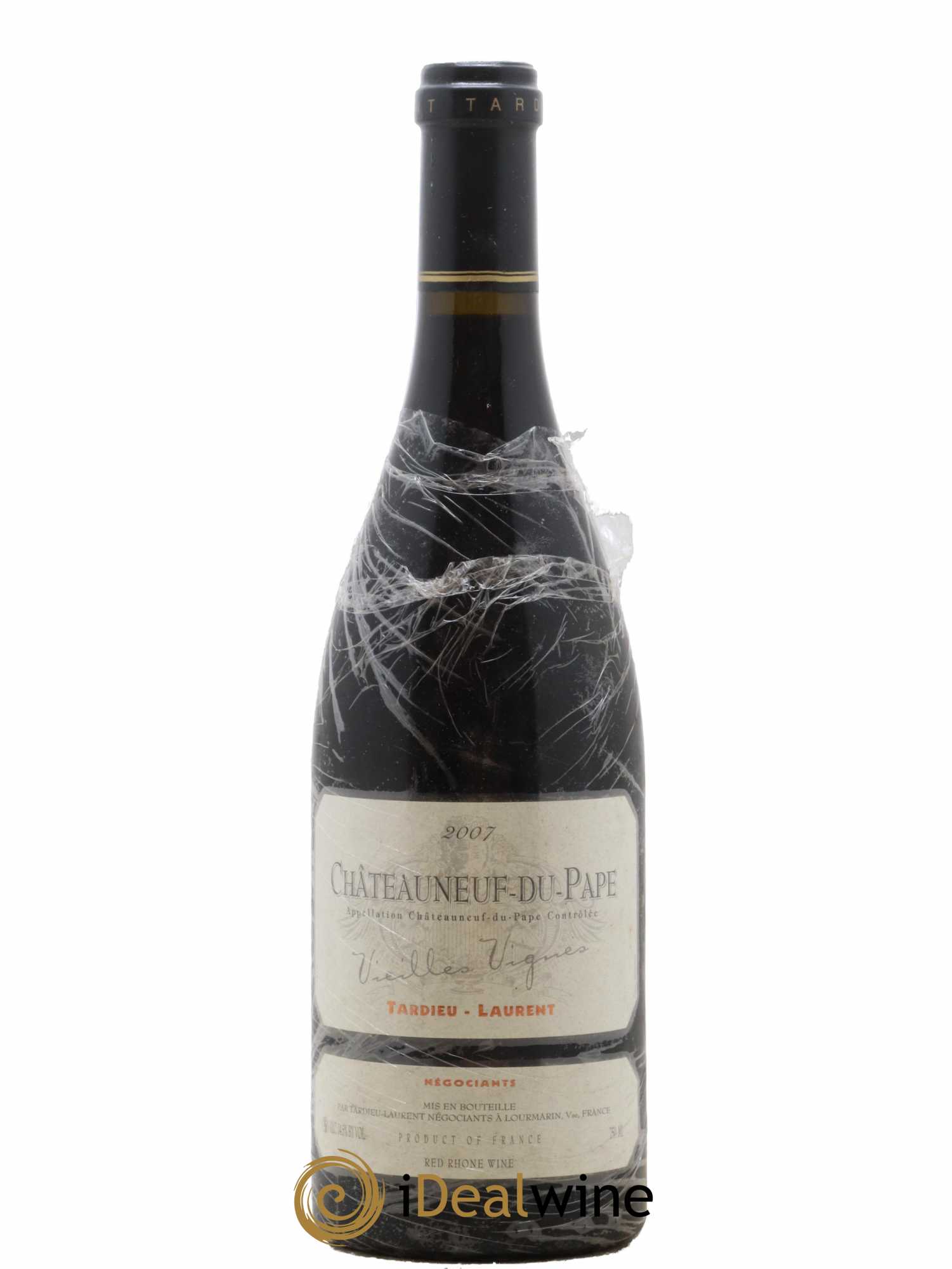 Châteauneuf-du-Pape Tardieu-Laurent Vieilles vignes Famille Tardieu 2007 - Lot de 1 bouteille - 0