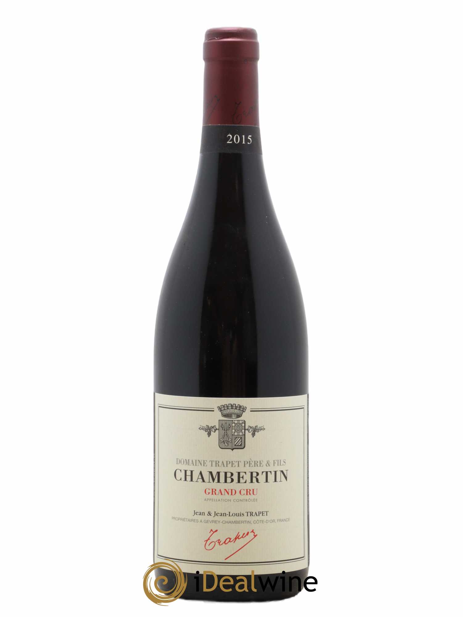 Chambertin Grand Cru Domaine Trapet 2015 - Lot de 1 bouteille - 0