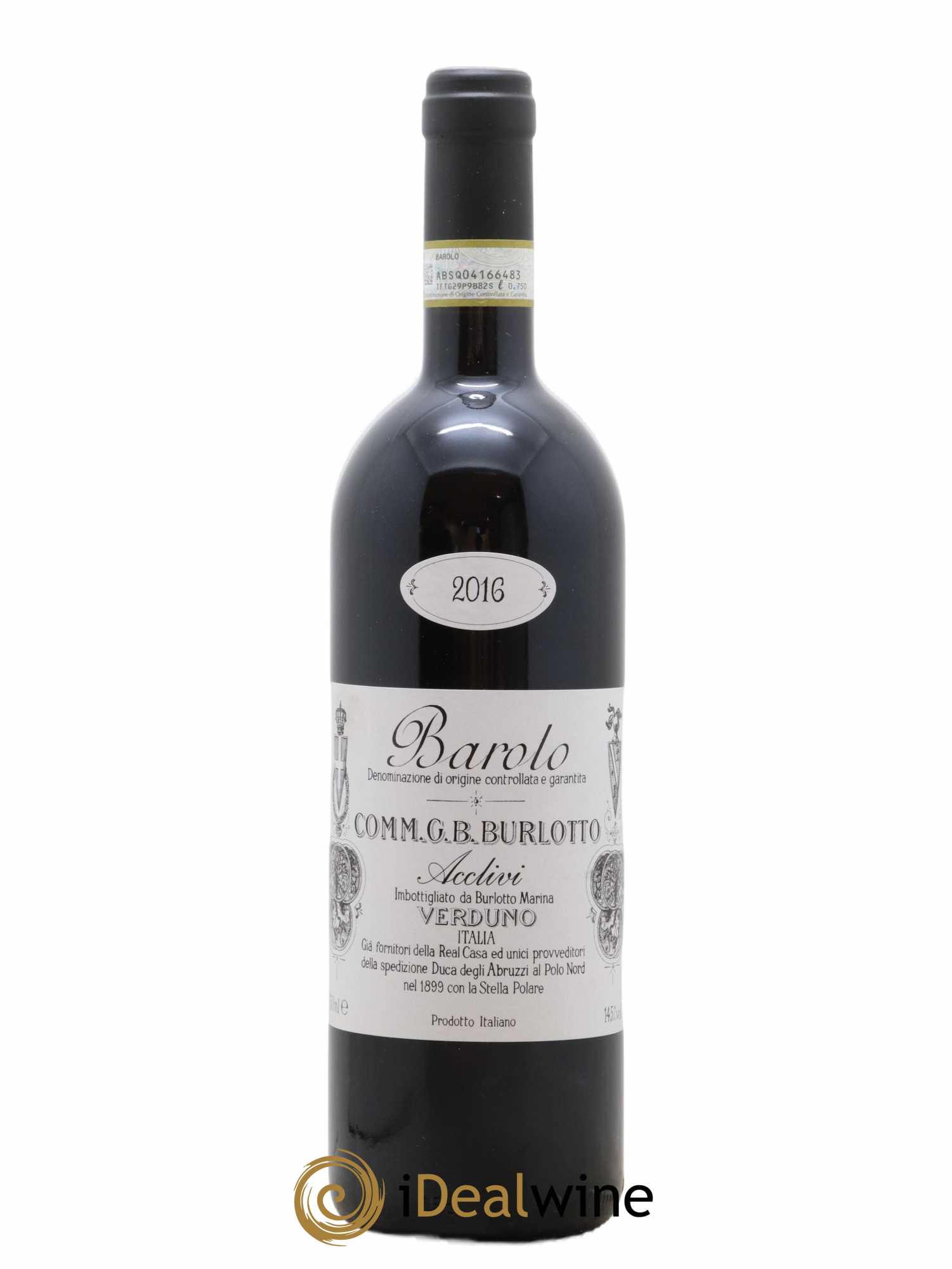 Barolo DOCG Acclivi Comm. Giovan Battista Burlotto 2016 - Lot de 1 bouteille - 0