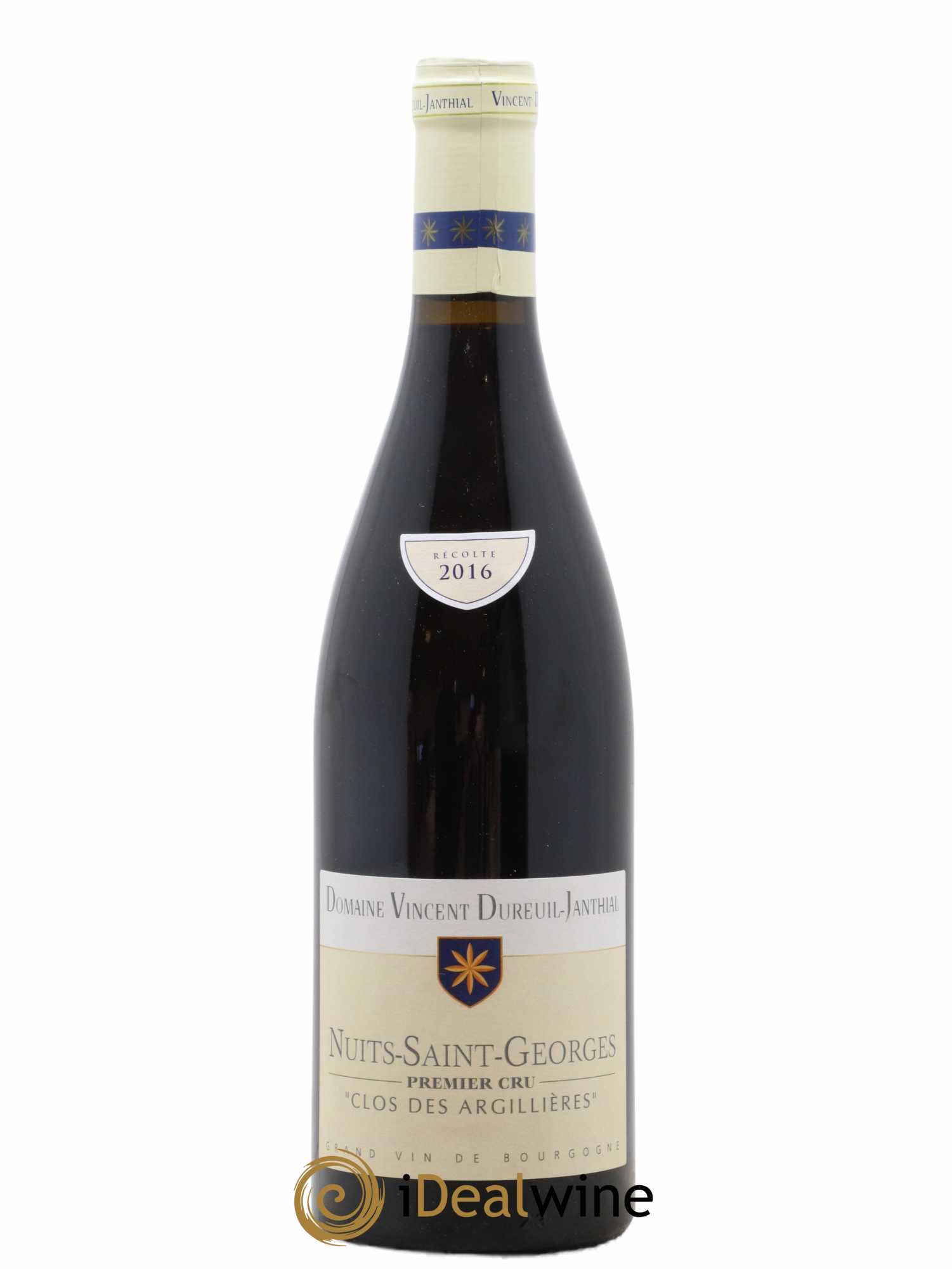 Nuits-Saint-Georges 1er Cru Clos des Argillières Vincent Dureuil-Janthial 2016 - Lot de 1 bouteille - 0