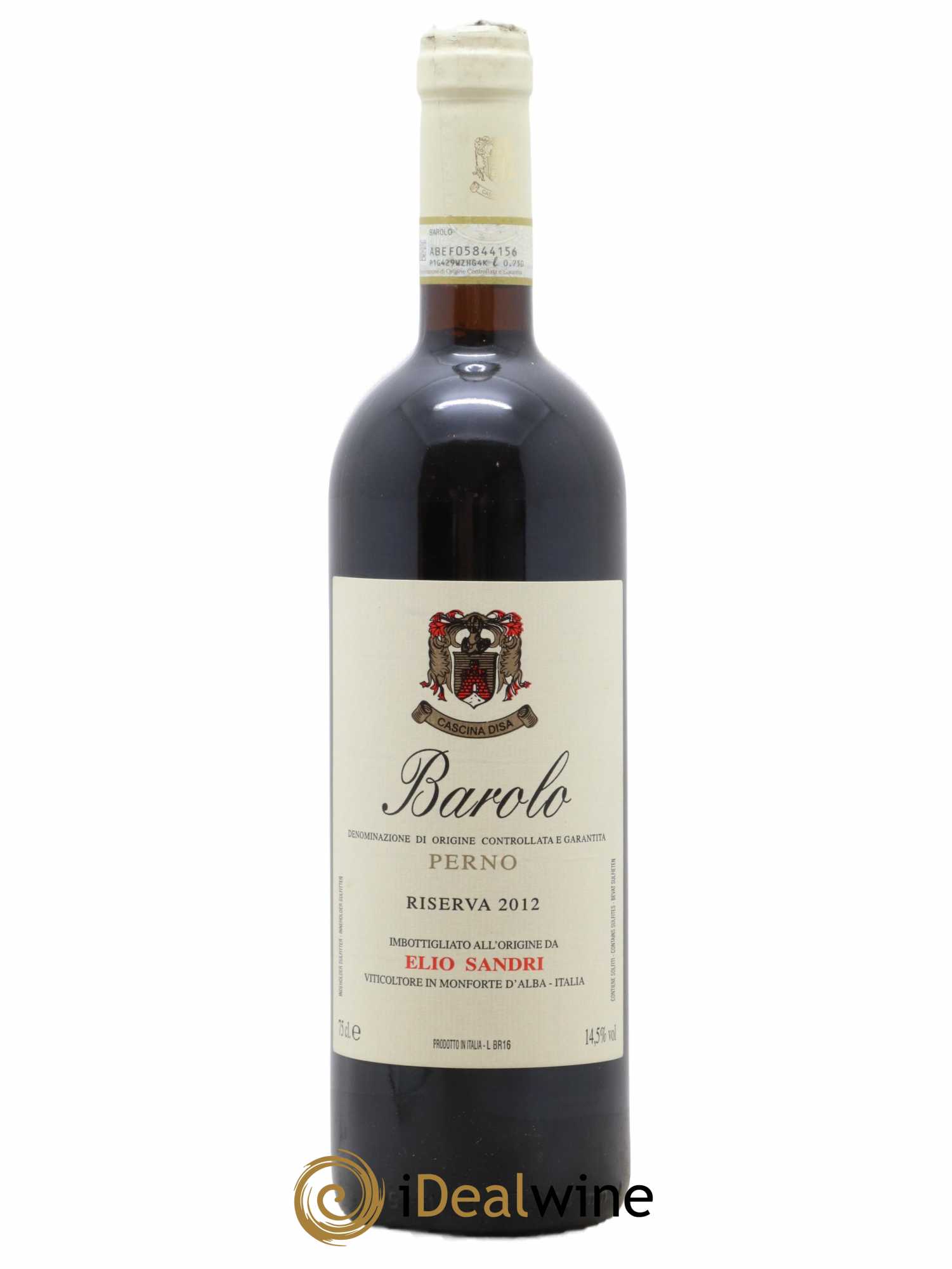 Barolo Perno Riserva Elio Sandri 2012 - Lot de 1 bouteille - 0