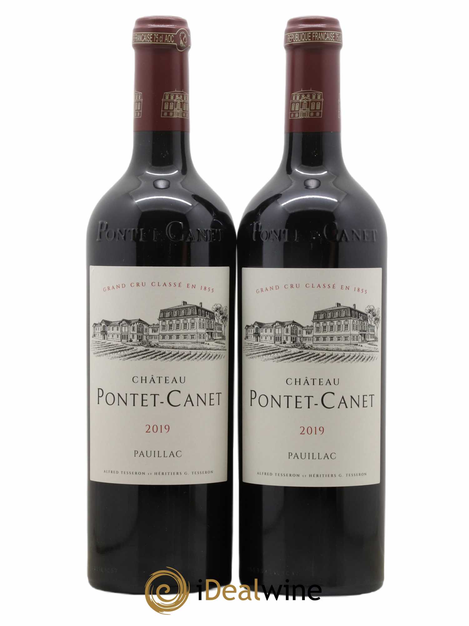 Château Pontet Canet 5ème Grand Cru Classé 2019 - Lot of 2 bottles - 0