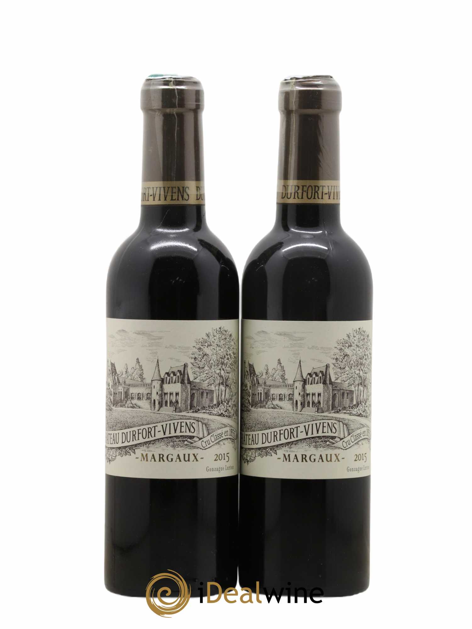Château Durfort Vivens 2ème Grand Cru Classé 2015 - Lot of 2 half-bottles - 0