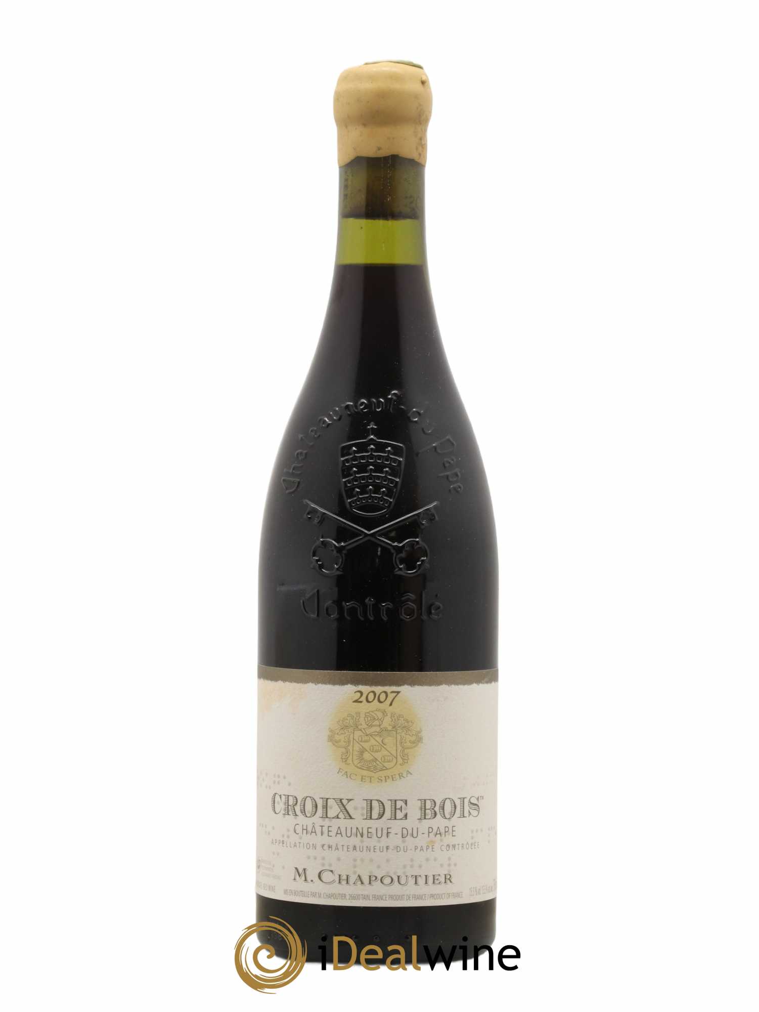 Châteauneuf-du-Pape Croix de Bois Chapoutier 2007 - Lot de 1 bouteille - 0