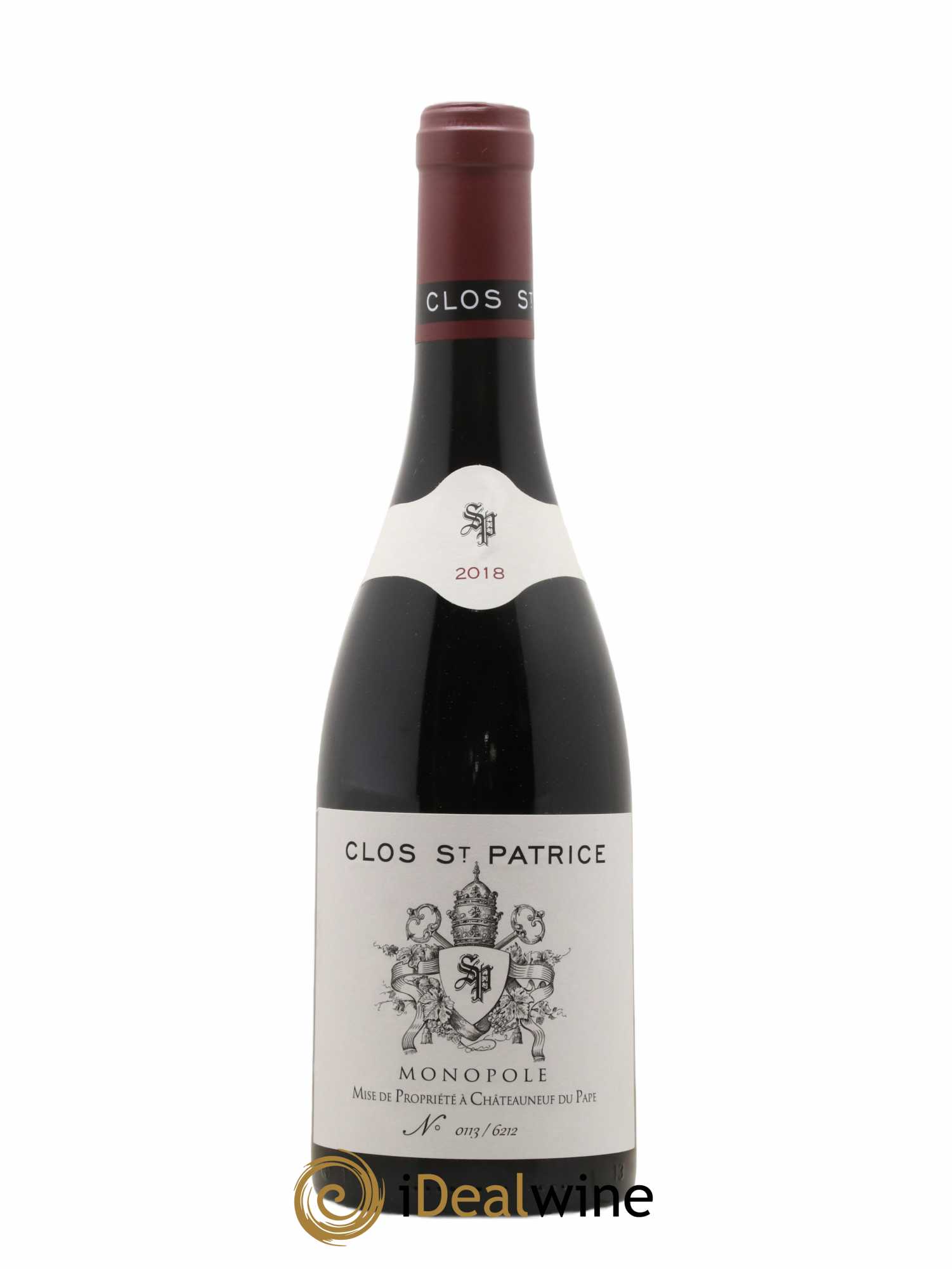Châteauneuf-du-Pape Clos Saint-Patrice 2018 - Lot of 1 bottle - 0