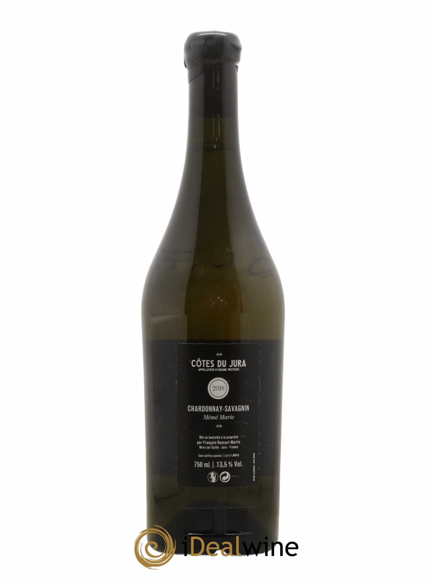 Côtes du Jura Mémé Marie François Rousset Martin 2018 - Lot de 1 bouteille - 1
