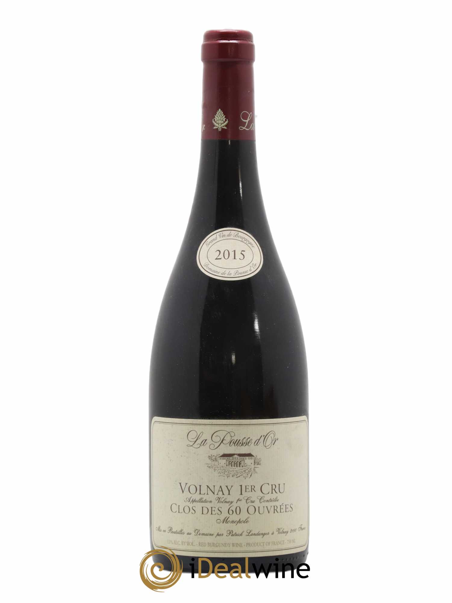 Volnay 1er Cru Clos des 60 ouvrées La Pousse d'Or (Domaine de) 2015 - Lot de 1 bouteille - 0