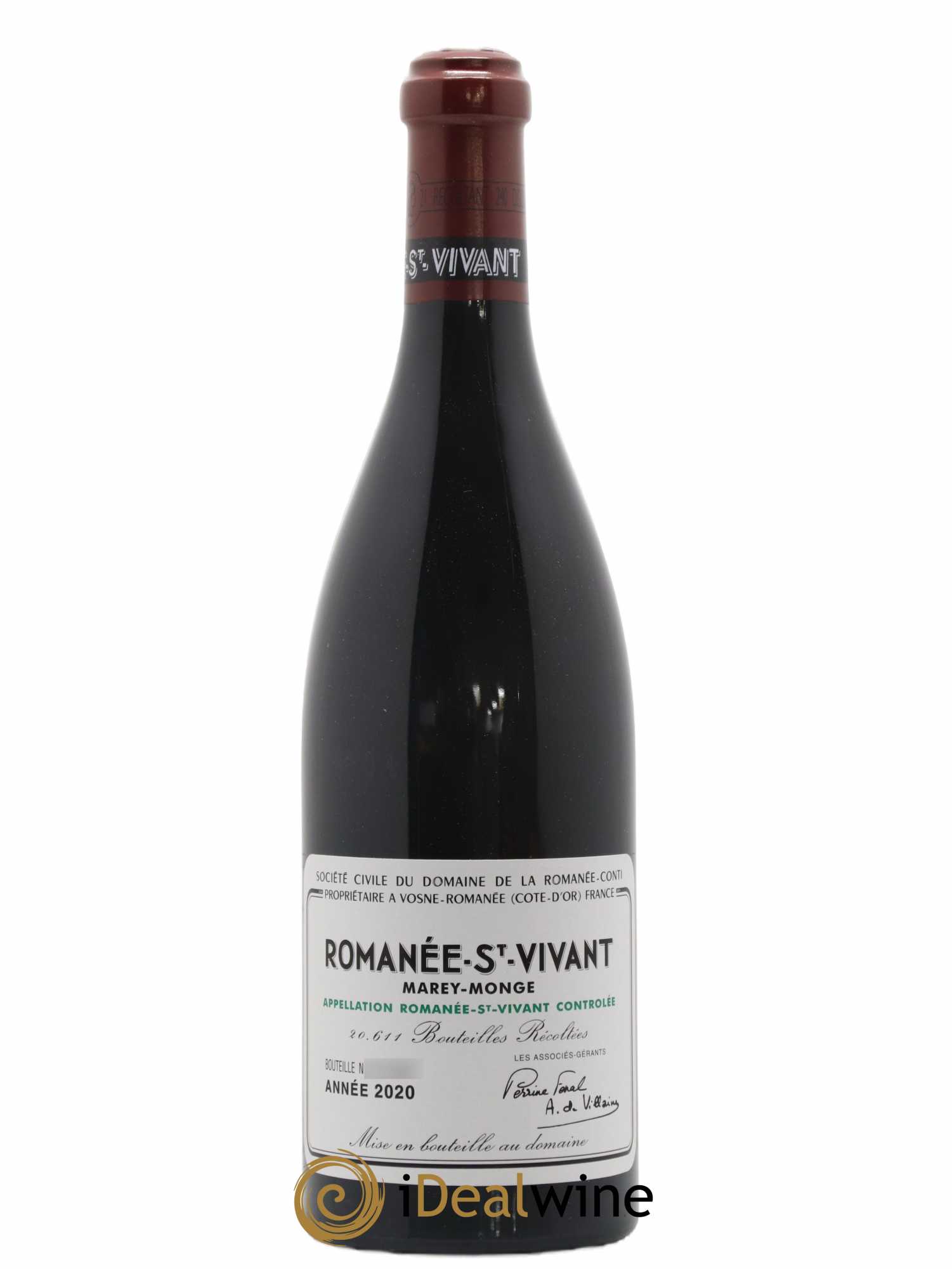 Romanée-Saint-Vivant Grand Cru Domaine de la Romanée-Conti 2020 - Lot de 1 bouteille - 0