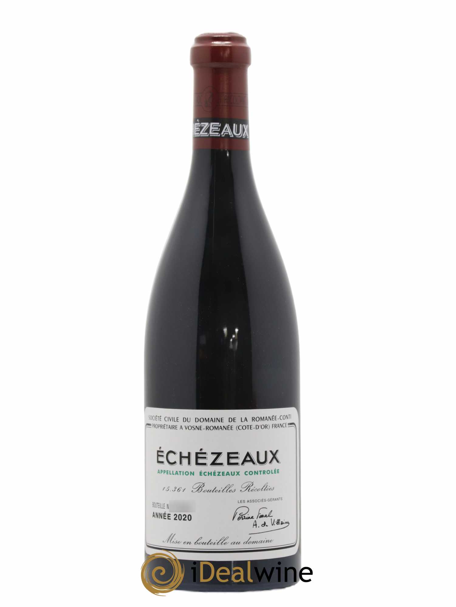 Echezeaux Grand Cru Domaine de la Romanée-Conti 2020 - Lot de 1 bouteille - 0