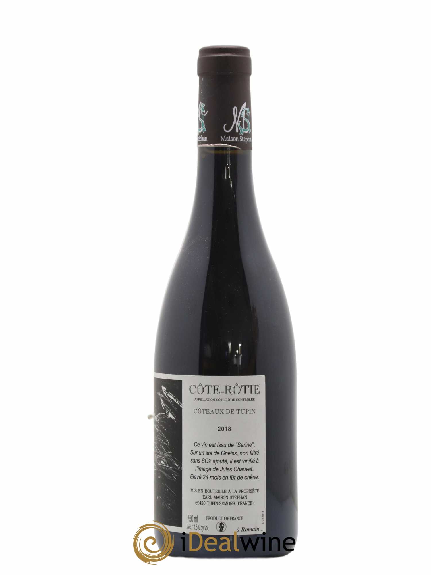 Côte-Rôtie Coteaux de Tupin Jean-Michel Stephan 2018 - Lot de 1 bouteille - 1