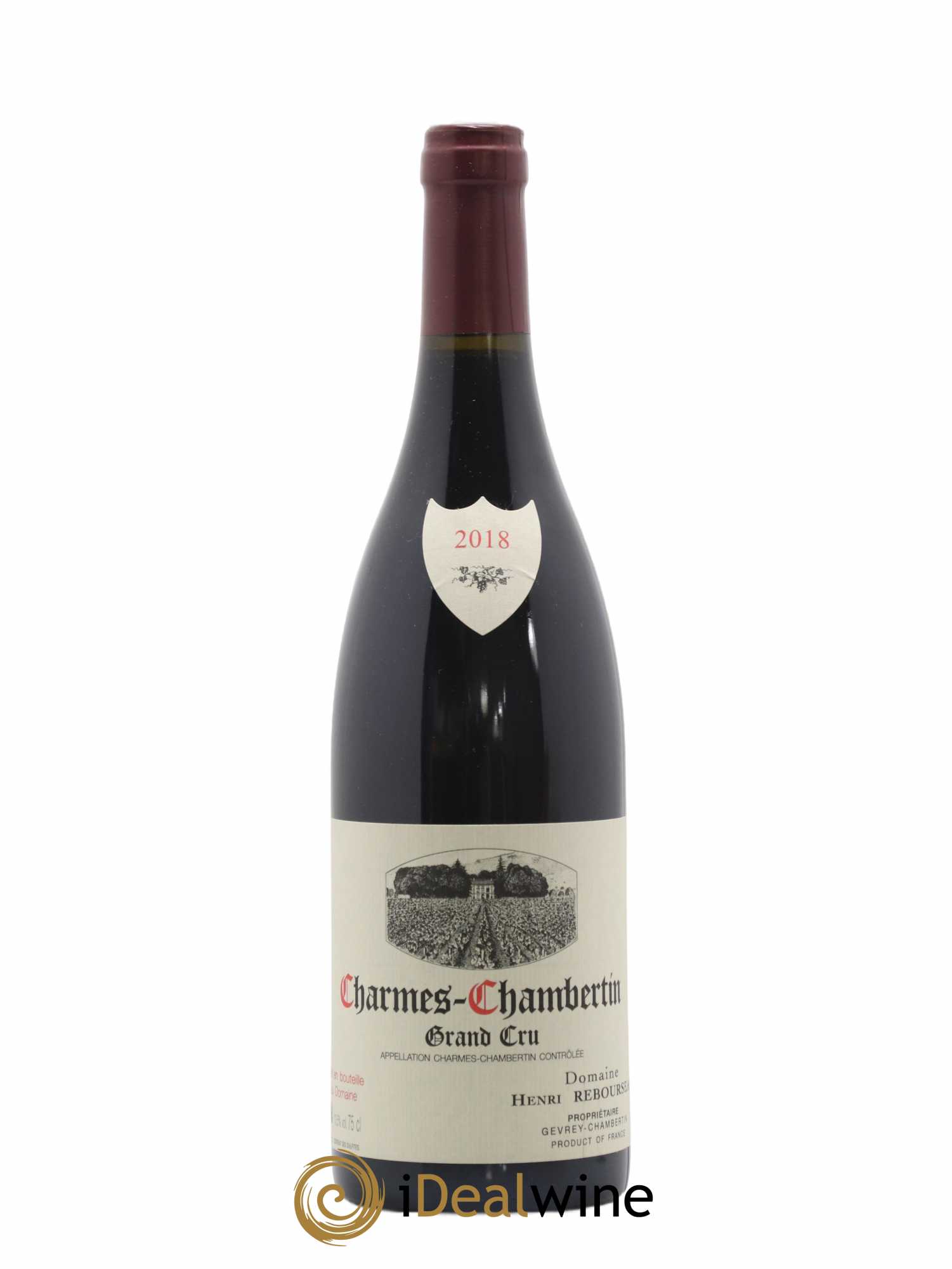 Charmes-Chambertin Grand Cru Henri Rebourseau 2018 - Lot de 1 bouteille - 0