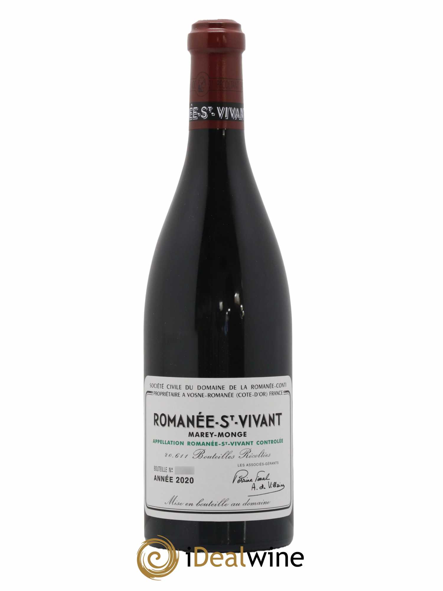 Romanée-Saint-Vivant Grand Cru Domaine de la Romanée-Conti 2020 - Lot de 1 bouteille - 0
