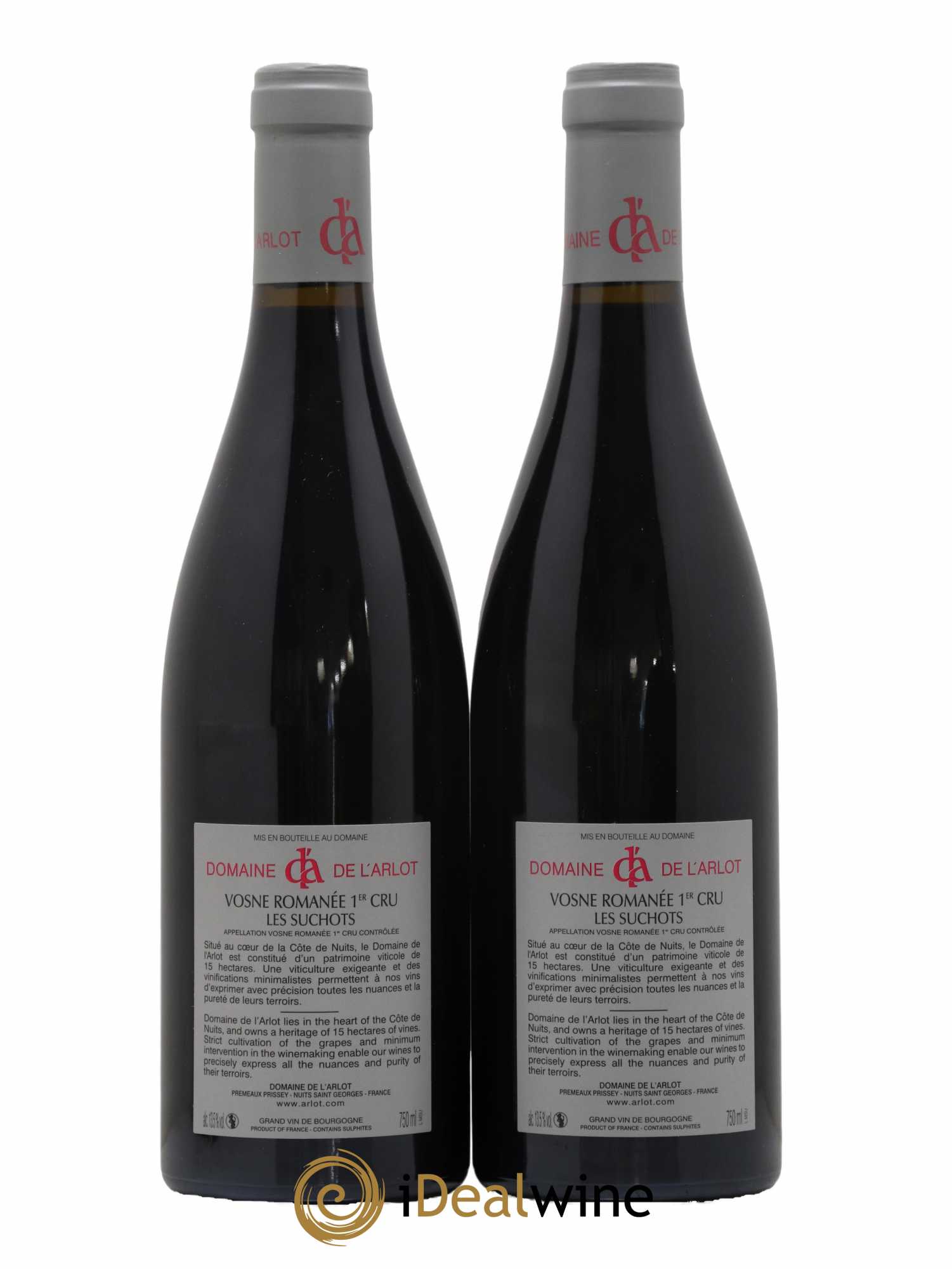 Vosne-Romanée 1er Cru Les Suchots Domaine de l'Arlot 2020 - Lot de 2 bouteilles - 1