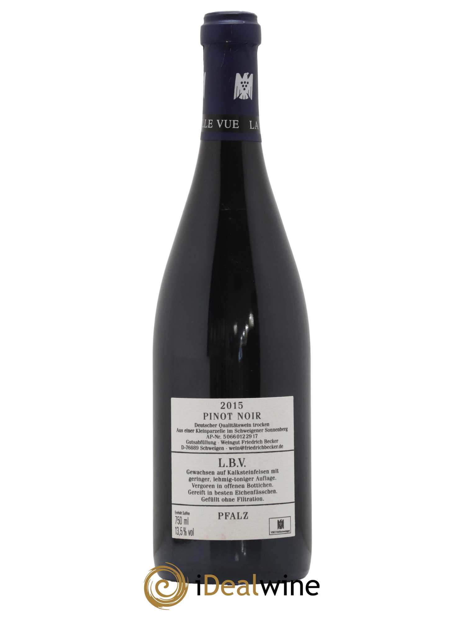 Allemagne Weingut Friedrich Becker Allemagne Pfalz La Belle Vue 2015 - Lot de 1 bouteille - 1