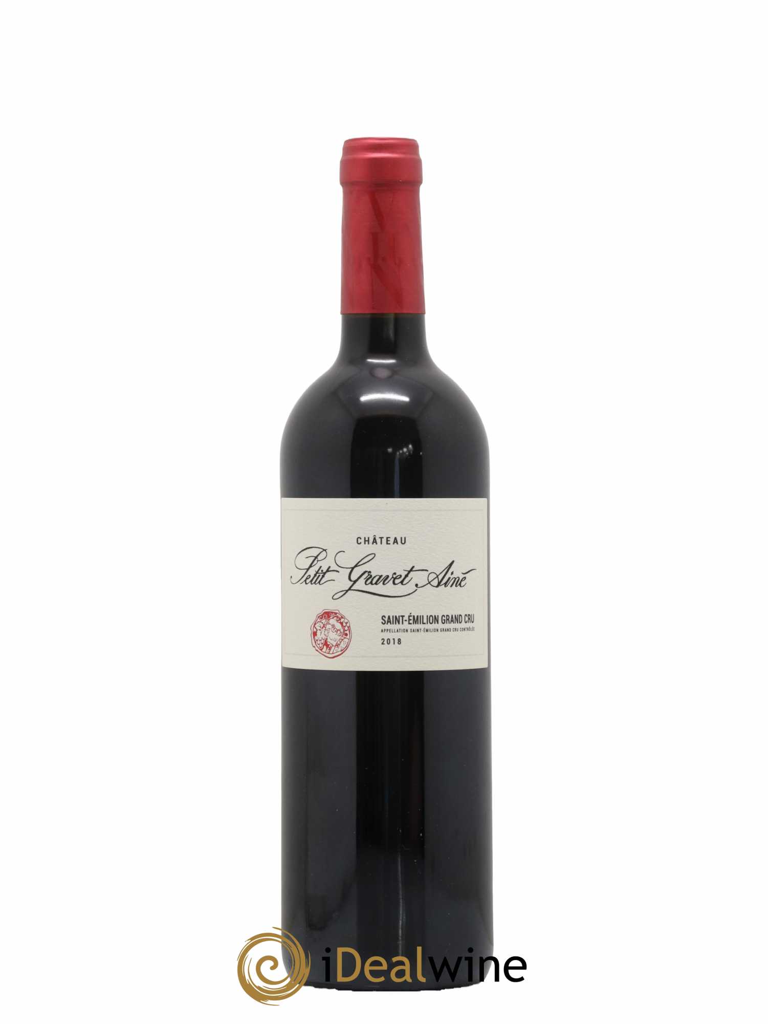Saint-Émilion Grand Cru Château Petit Gravet Aîné 2018 - Lot de 1 bouteille - 0