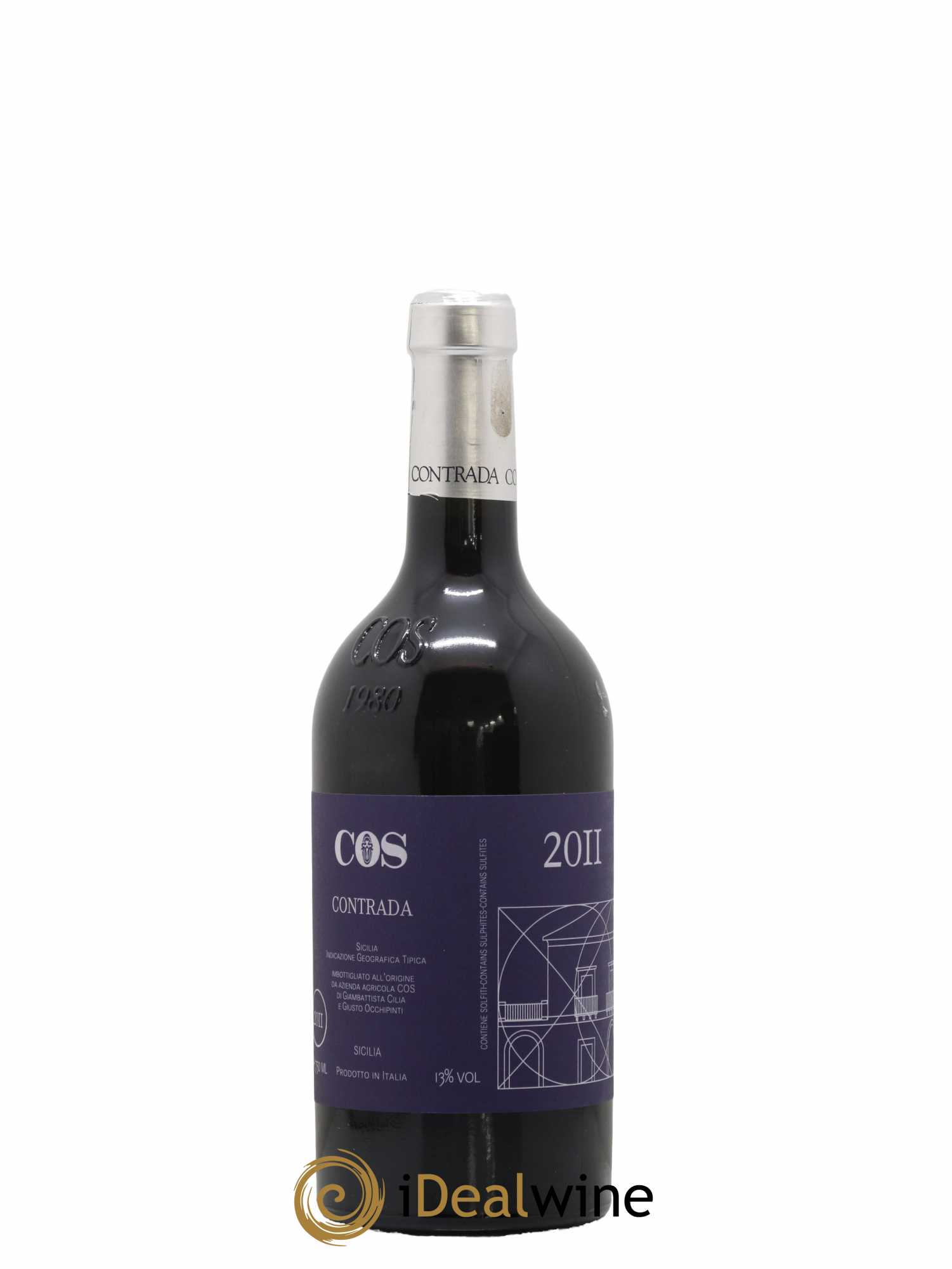 Terre Siciliane Rosso IGT Azienda Agricola Cos Contrada 2011 - Lot de 1 bouteille - 0