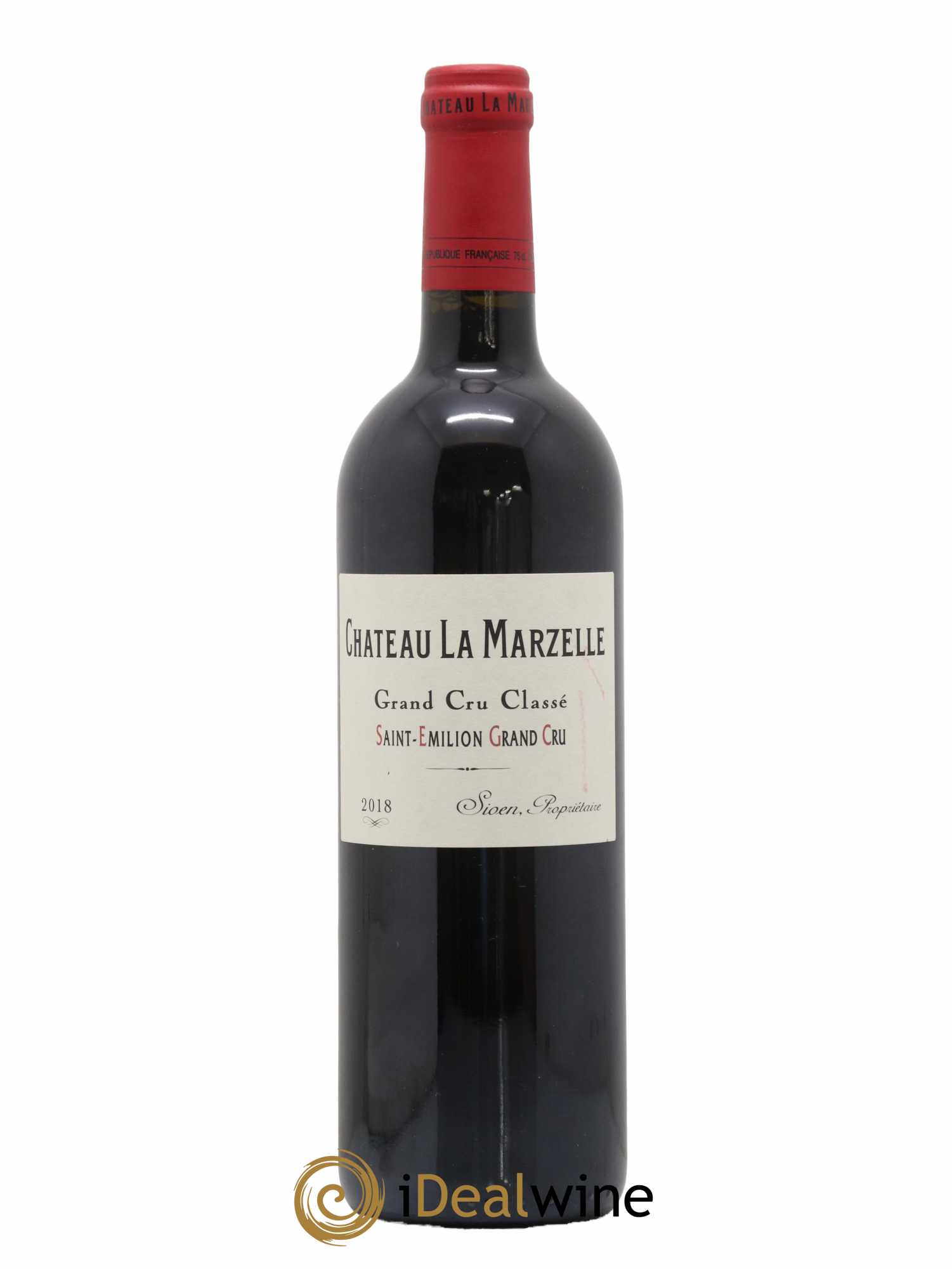 Château La Marzelle Grand Cru Classé 2018 - Lot de 1 bouteille - 0