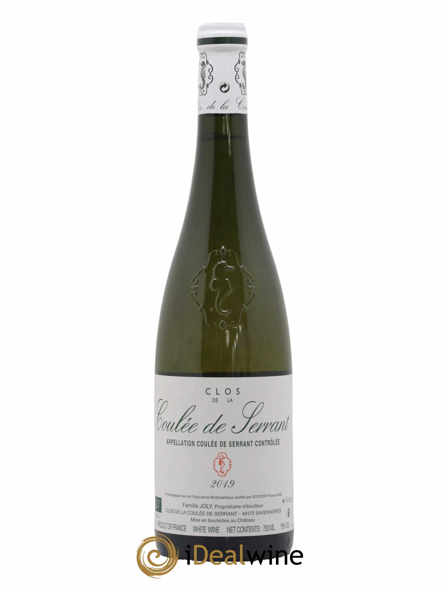 Savennières Clos de la Coulée de Serrant Vignobles de la Coulée de Serrant - Nicolas Joly 2019 - Lot de 1 bouteille - 0