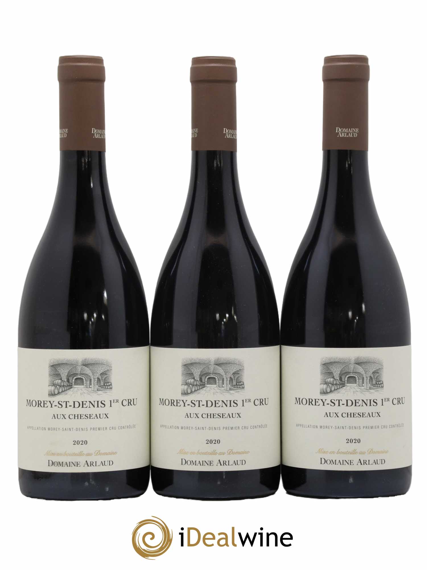 Morey-Saint-Denis 1er Cru Aux Chéseaux Arlaud 2020 - Lot de 3 bouteilles - 0