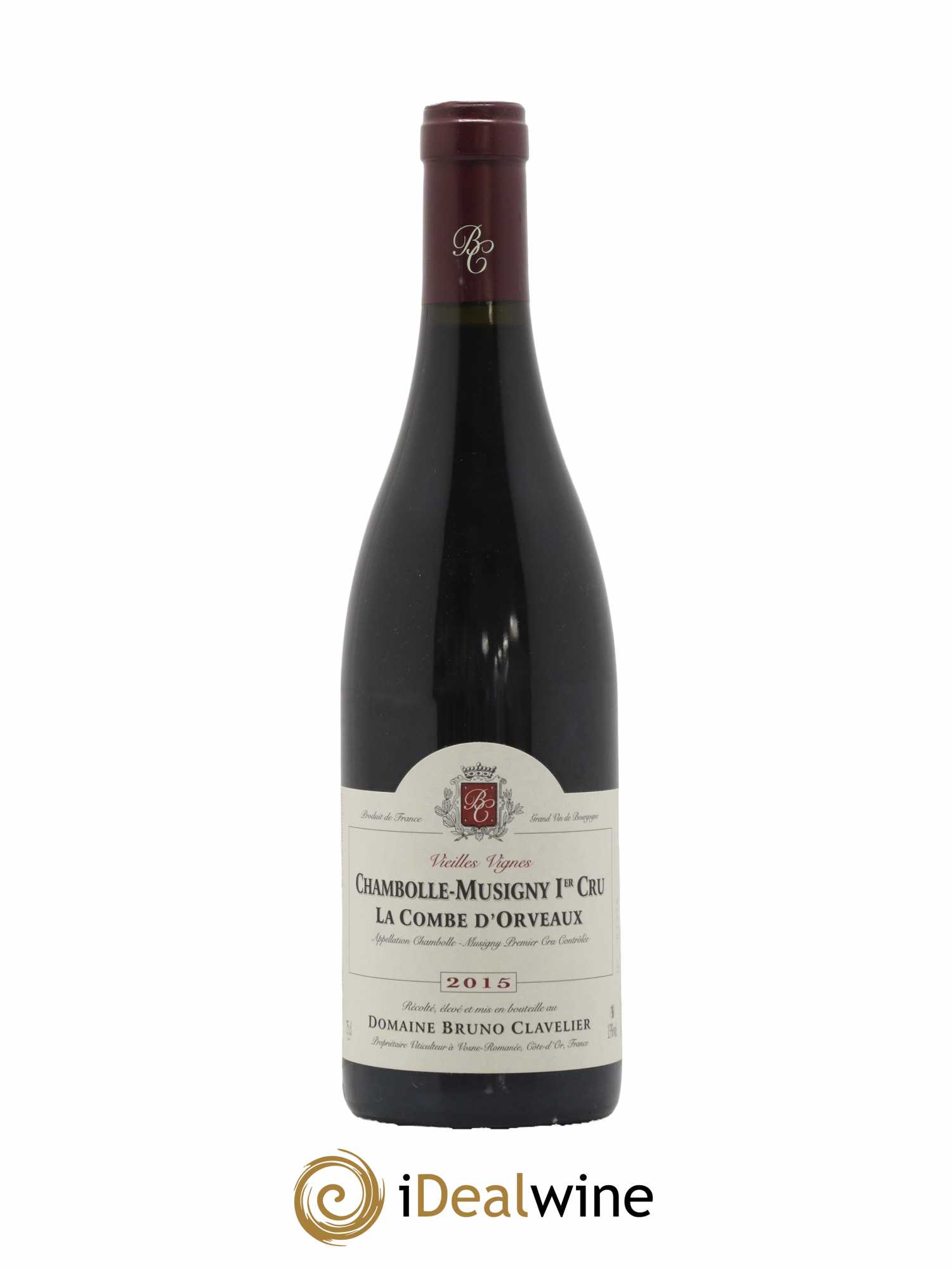 Chambolle-Musigny 1er Cru La Combe d'Orveaux Vieilles Vignes Bruno Clavelier 2015 - Lot de 1 bouteille - 0
