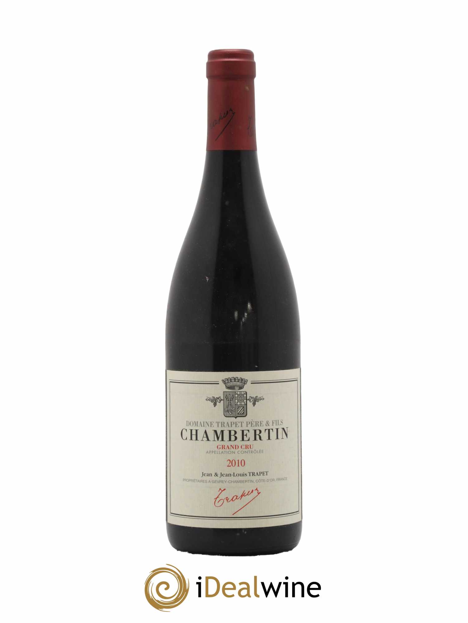 Chambertin Grand Cru Domaine Trapet 2010 - Lot de 1 bouteille - 0