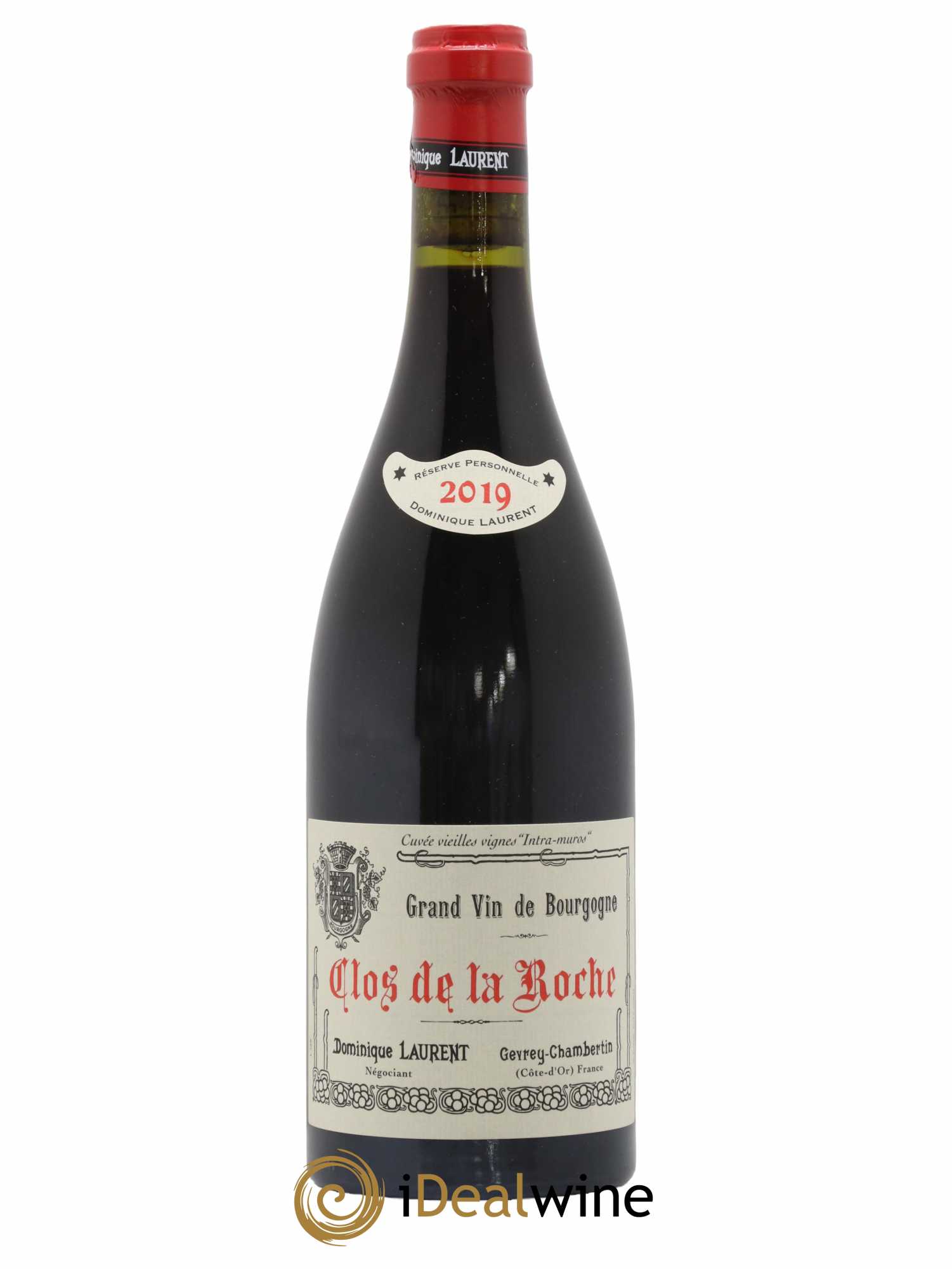 Clos de la Roche Grand Cru Vieilles vignes Intra-muros Dominique Laurent 2019 - Lot de 1 bouteille - 0
