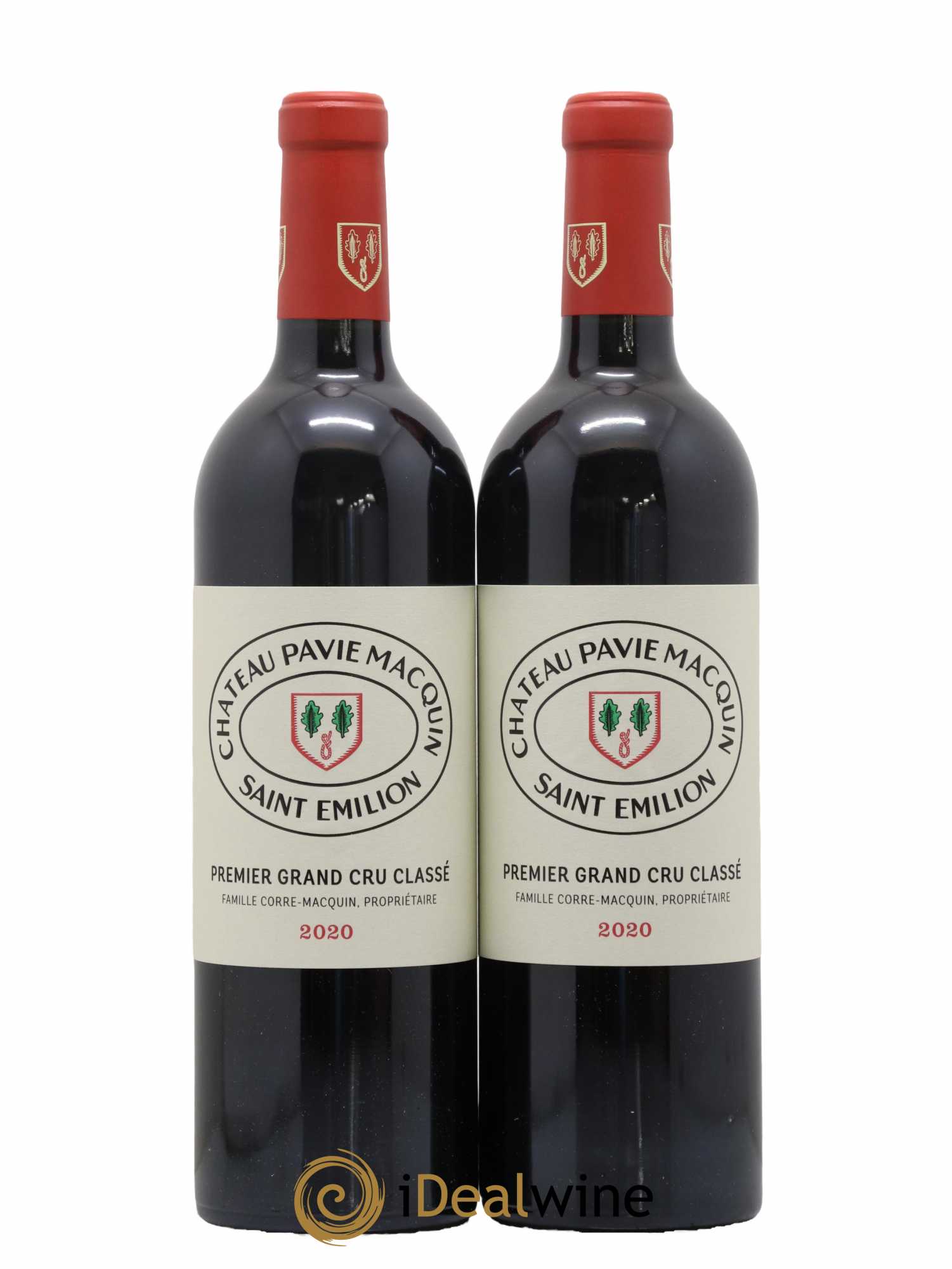 Château Pavie Macquin 1er Grand Cru Classé B 2020 - Lot de 2 bouteilles - 0