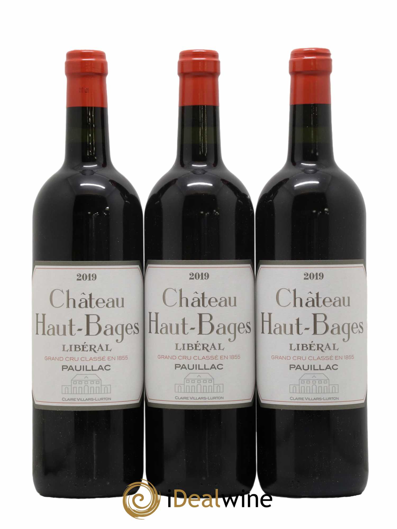 Château Haut Bages Libéral 5ème Grand Cru Classé 2019 - Lot de 3 bouteilles - 0