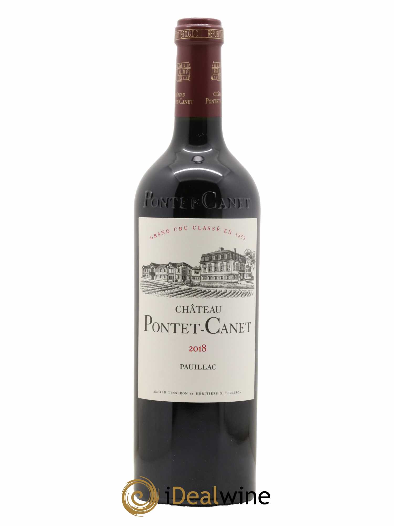Château Pontet Canet 5ème Grand Cru Classé 2018 - Lot de 1 bouteille - 0