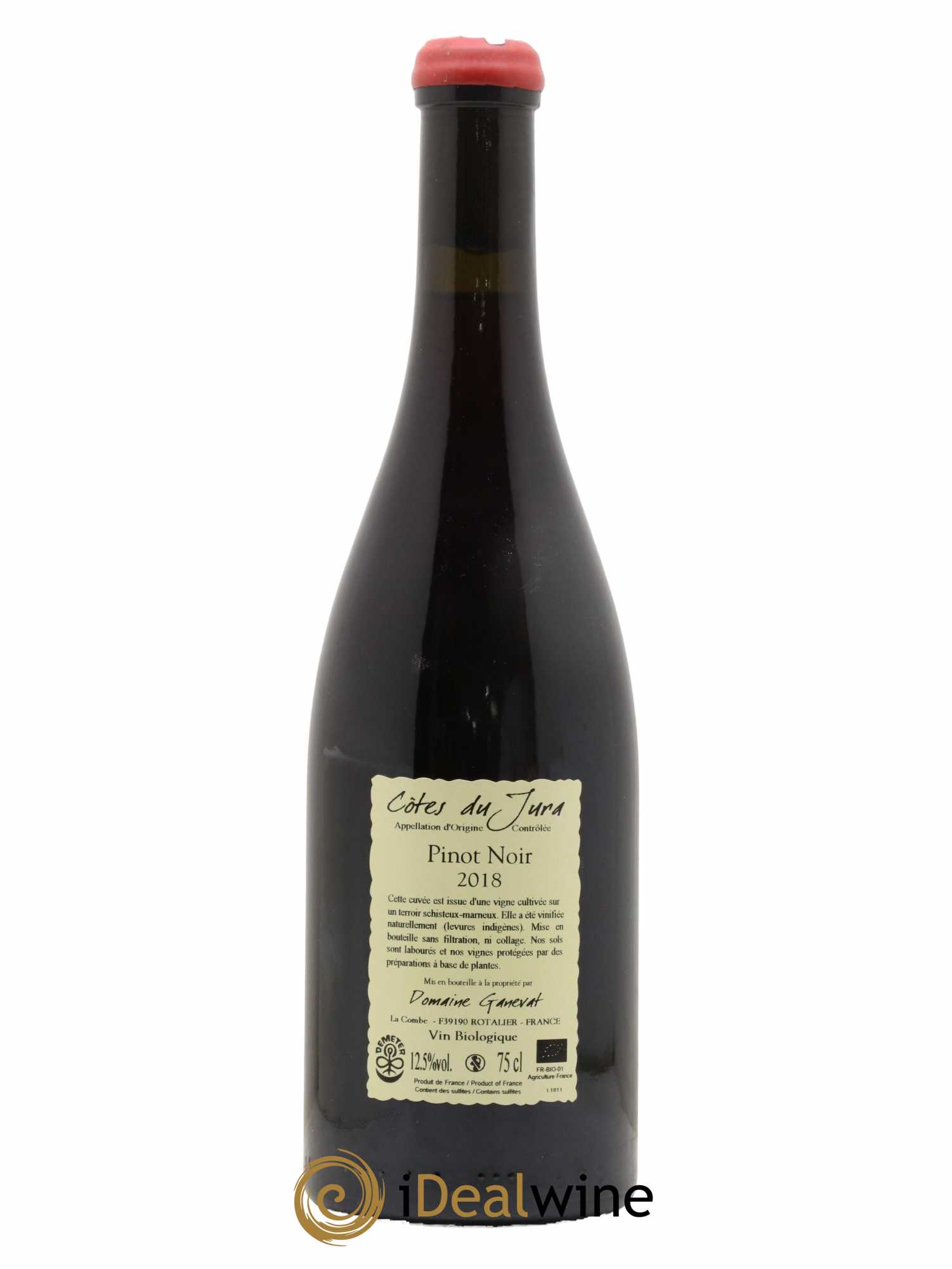 Côtes du Jura Pinot Noir En Billat Jean-François Ganevat (Domaine) 2018 - Lot de 1 bouteille - 1