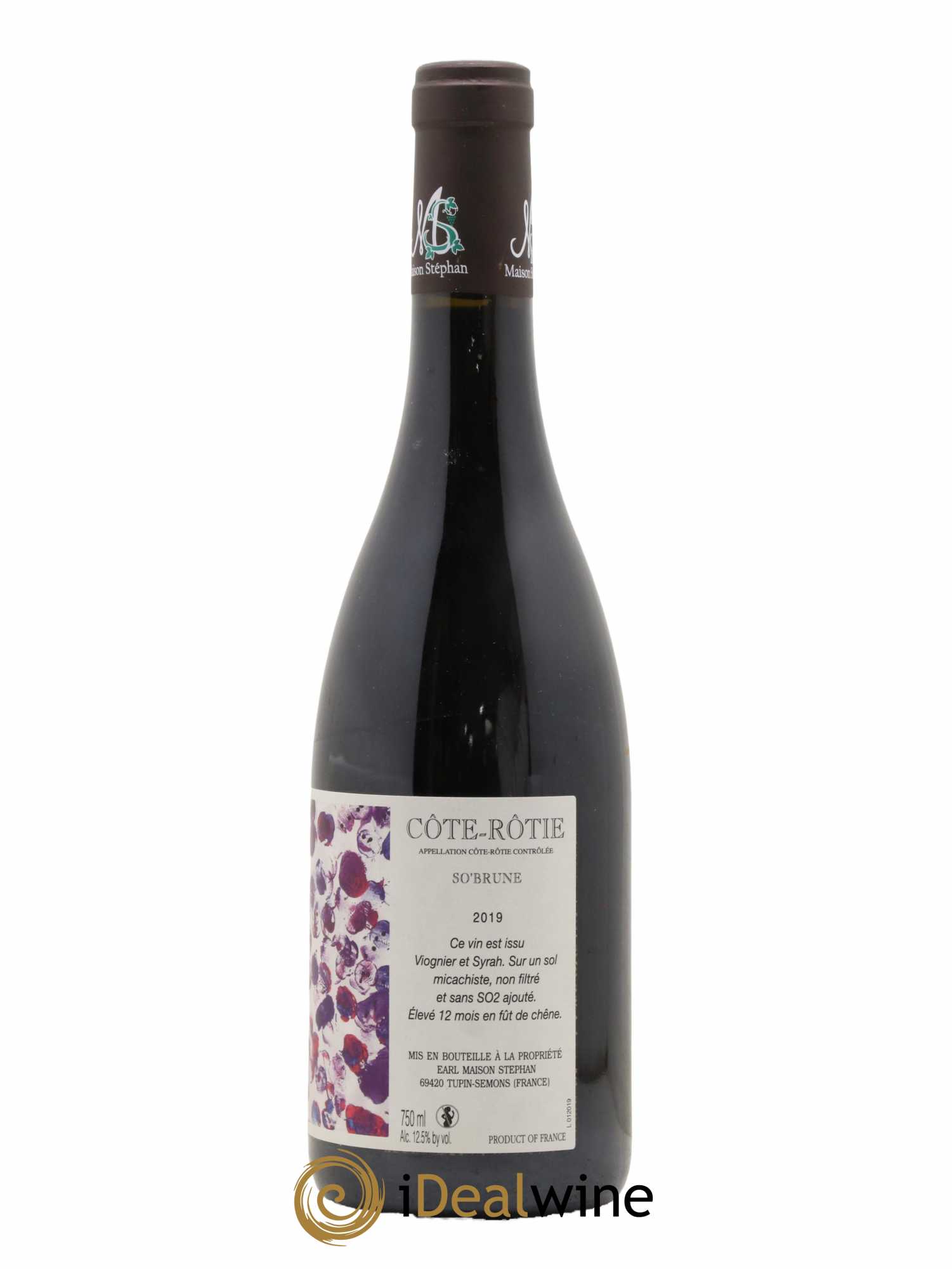 Côte-Rôtie So'Brune Jean-Michel Stephan 2019 - Lot de 1 bouteille - 1