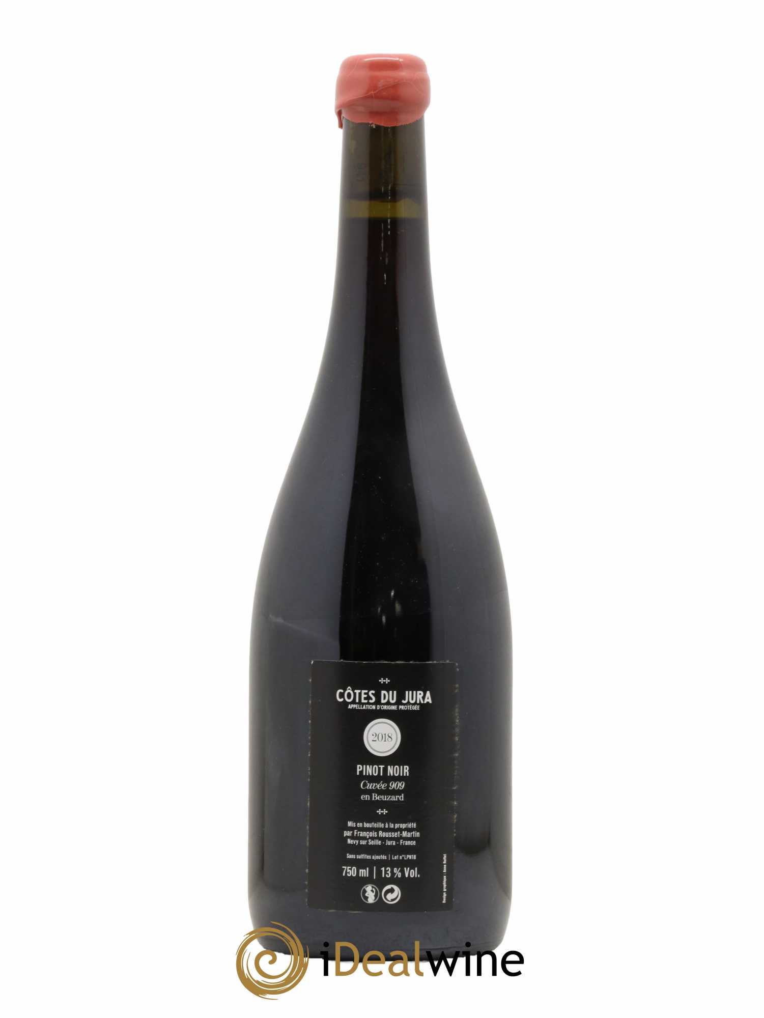 Côtes du Jura Pinot noir En Beuzard 909 François Rousset Martin 2018 - Lot de 1 bouteille - 1
