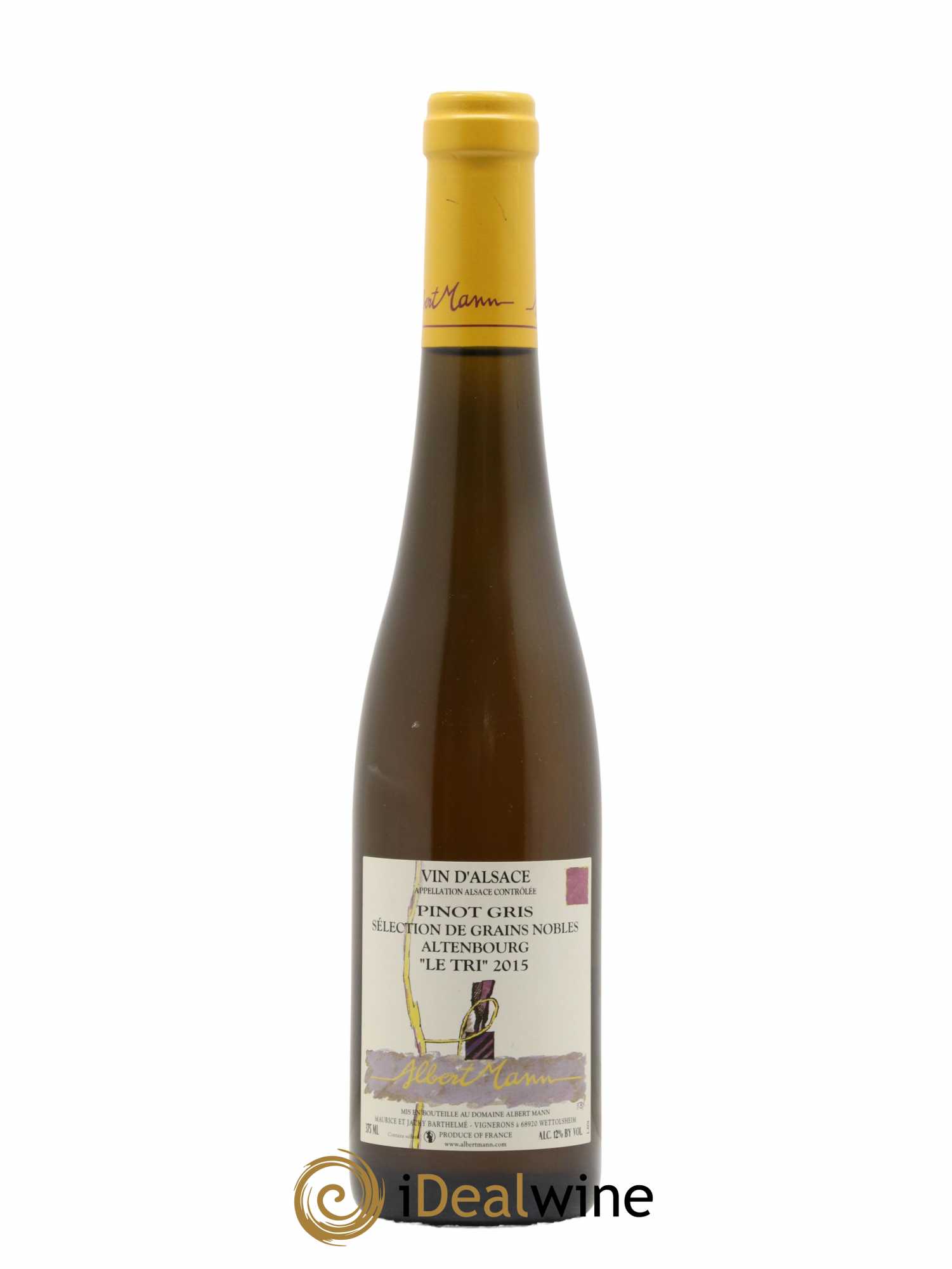 Alsace Pinot Gris Sélection de grains nobles Altenbourg Le Tri Albert Mann 2015 - Lotto di 1 mezza bottiglia - 0