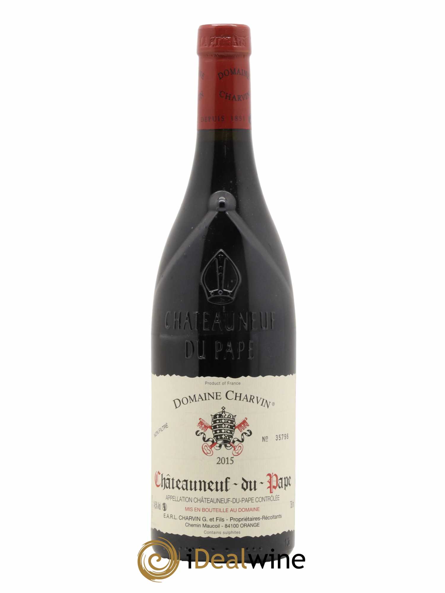 Châteauneuf-du-Pape Charvin (Domaine) 2015 - Lot de 1 bouteille - 0