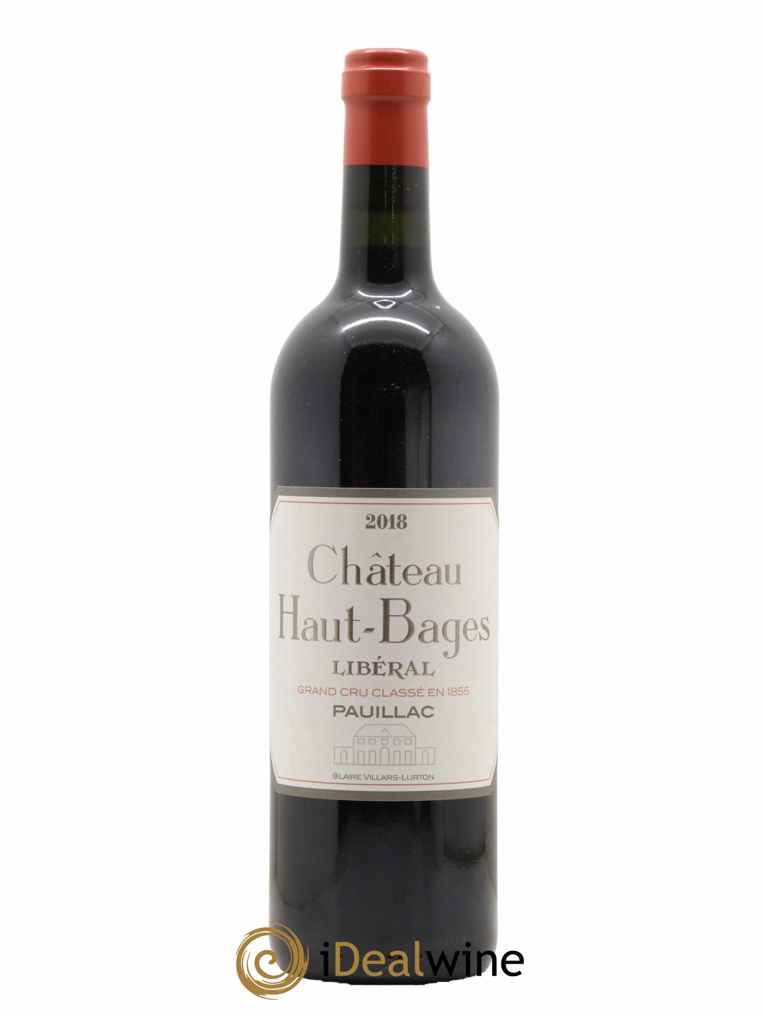 Château Haut Bages Libéral 5ème Grand Cru Classé 2018 - Lot de 1 bouteille - 0