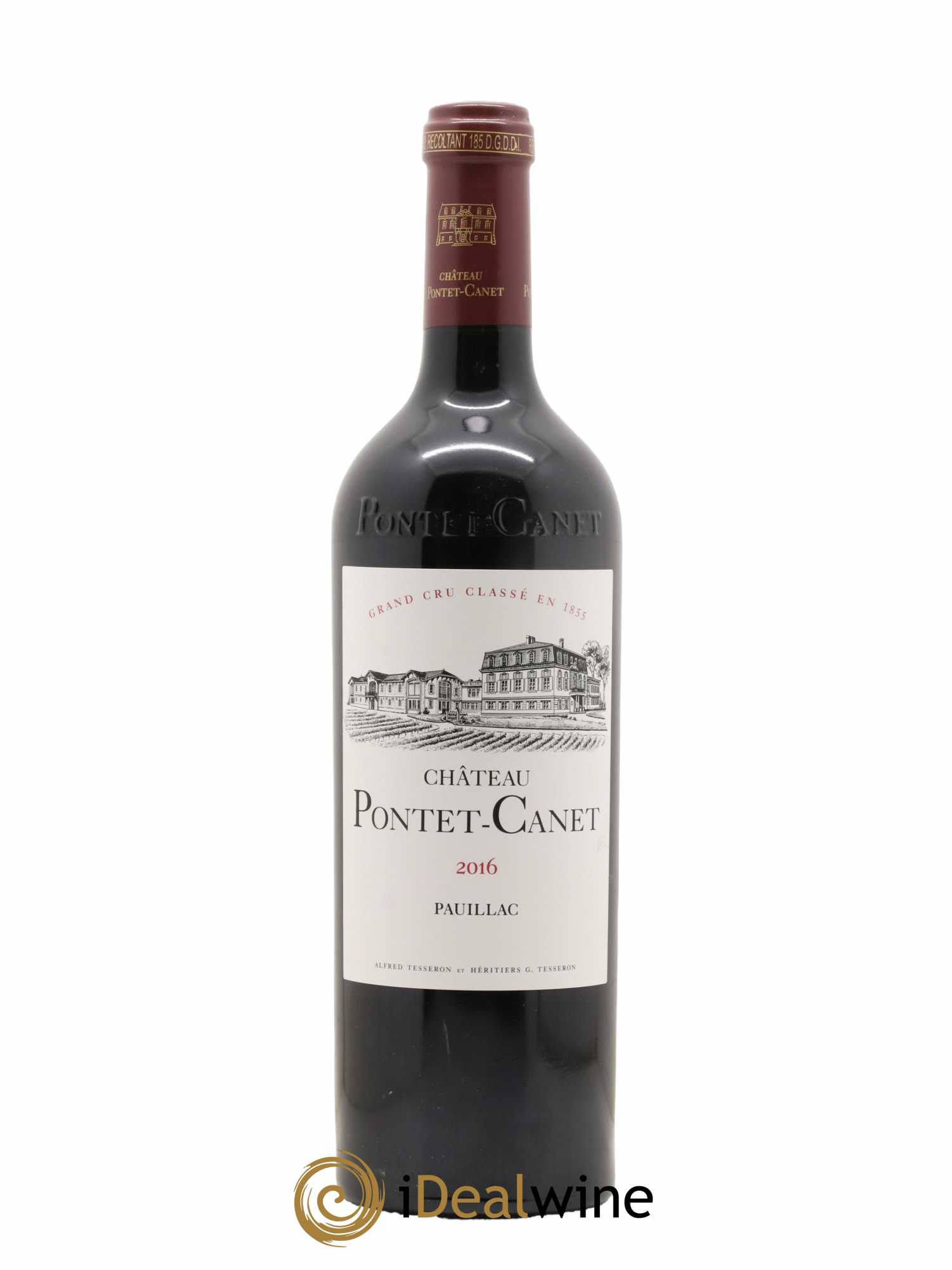 Château Pontet Canet 5ème Grand Cru Classé 2016 - Lot de 1 bouteille - 0