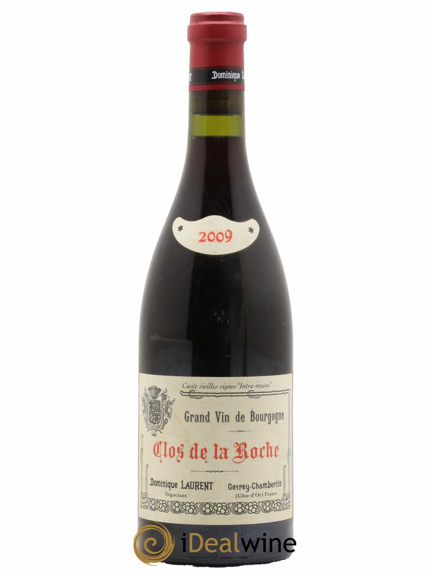 Clos de la Roche Grand Cru Vieilles vignes Intra-muros Dominique Laurent 2009 - Lot de 1 bouteille - 0
