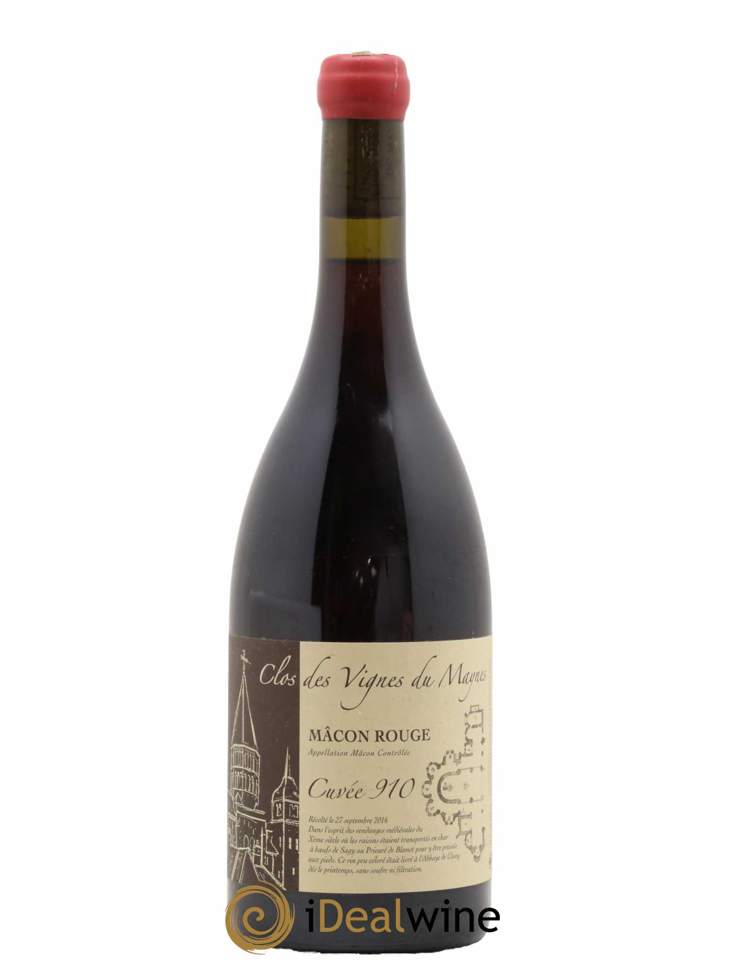 Mâcon Cuvée 910 Les Vignes du Maynes 2016 - Lot de 1 bouteille - 0