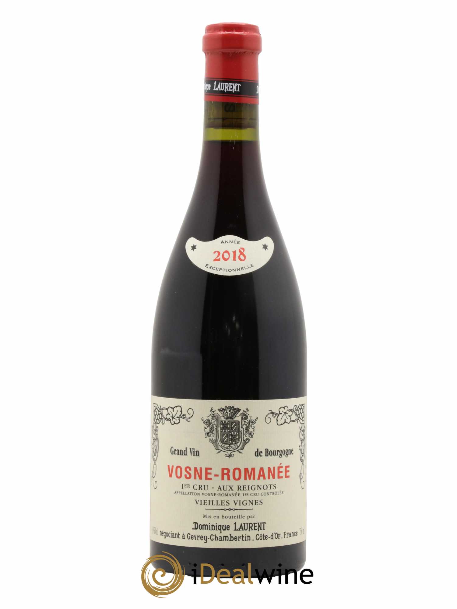 Vosne-Romanée 1er Cru Aux Reignots Vielles Vignes Dominique Laurent 2018 - Posten von 1 Flasche - 0